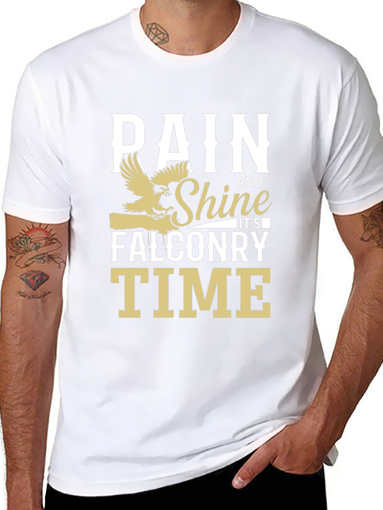 Pain and Shine Falconry Time T-Shirt