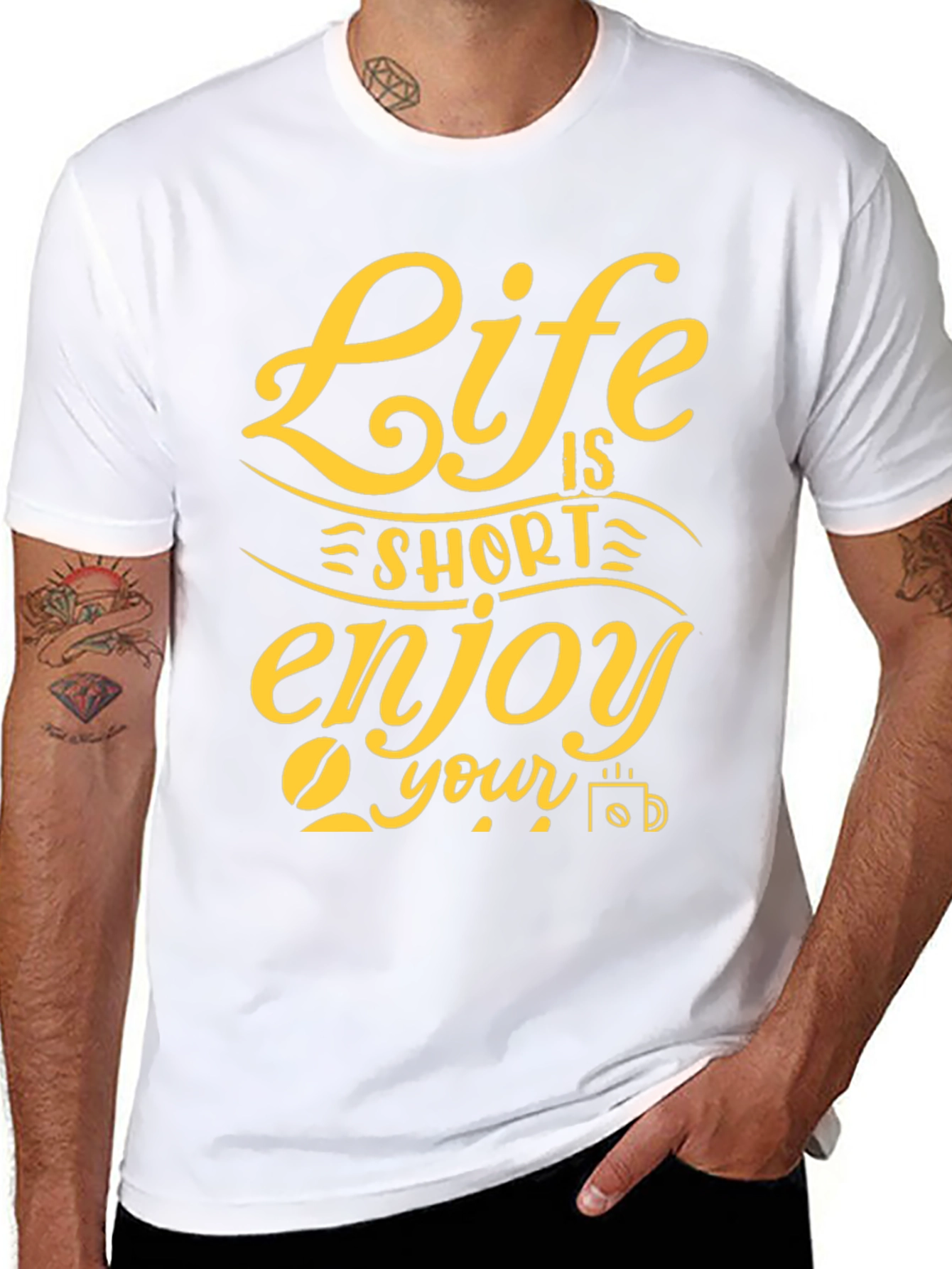 Life is Short Enjoy Your Coffee T-Shirt