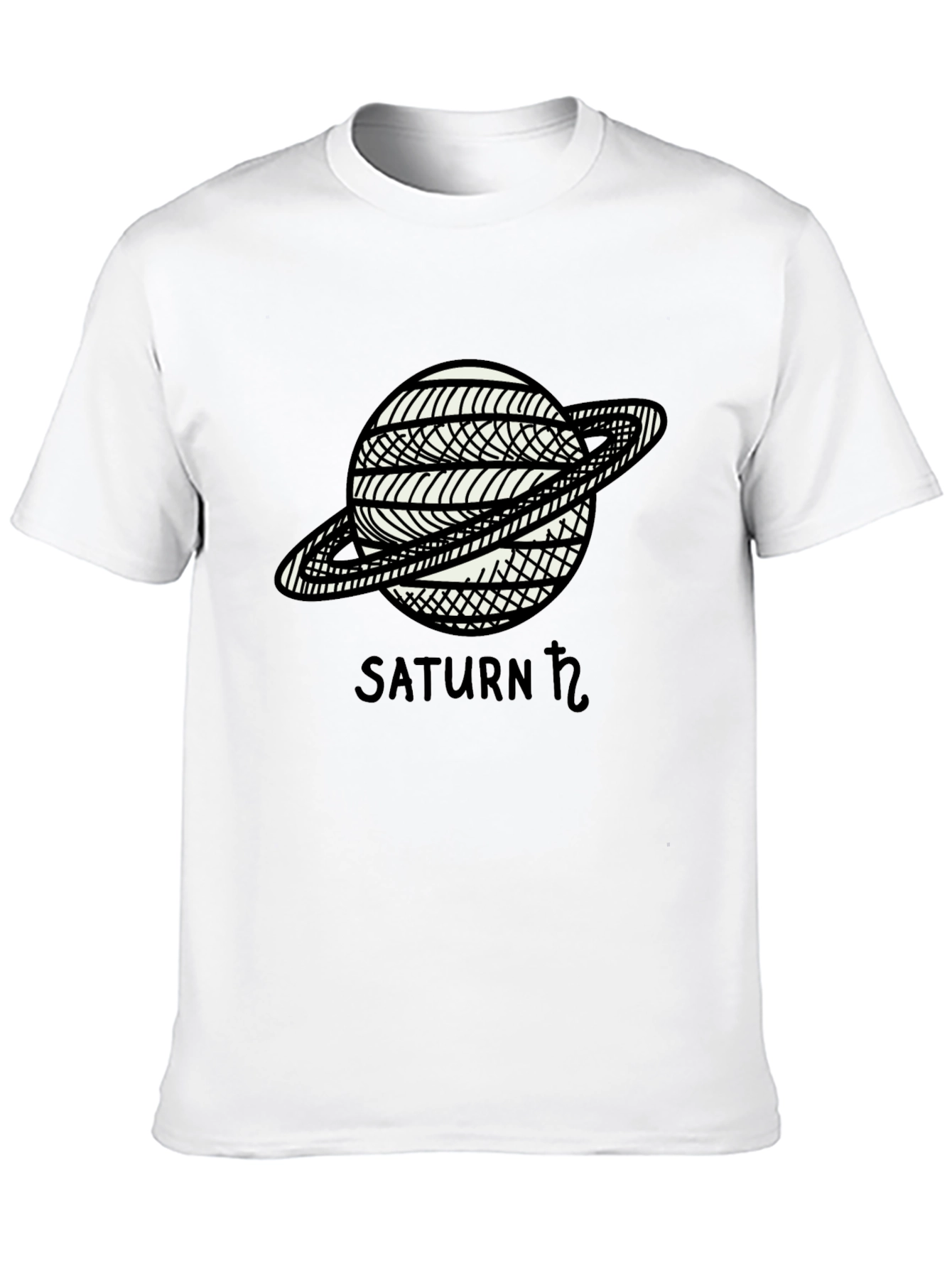 Saturn Graphic T-Shirt - Celestial Style