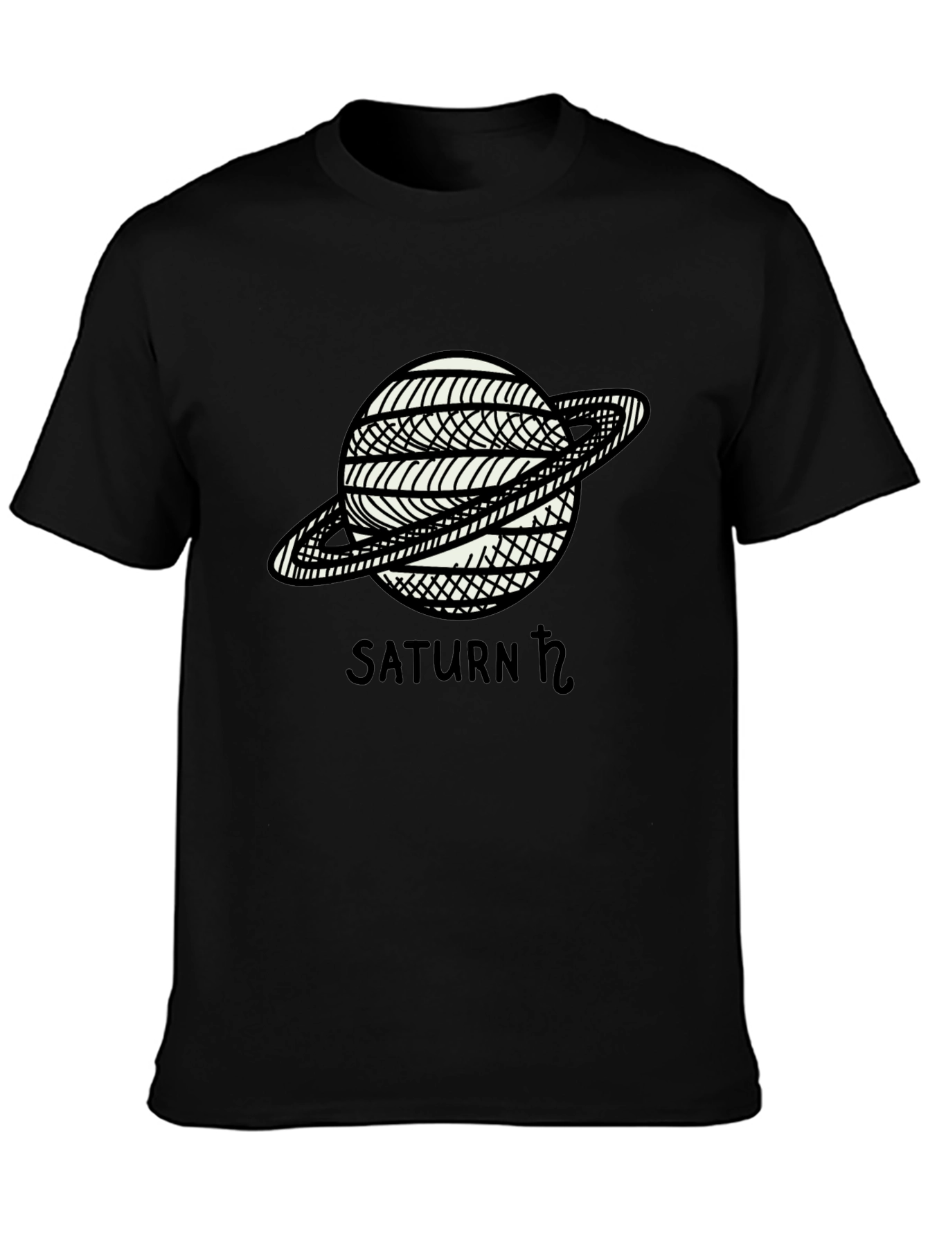 Saturn Graphic T-Shirt - Celestial Style