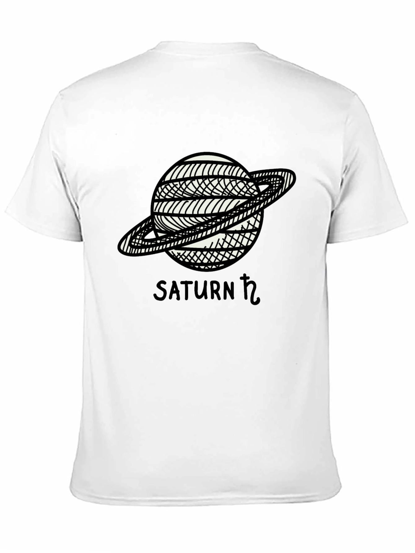 Saturn Graphic T-Shirt - Celestial Style
