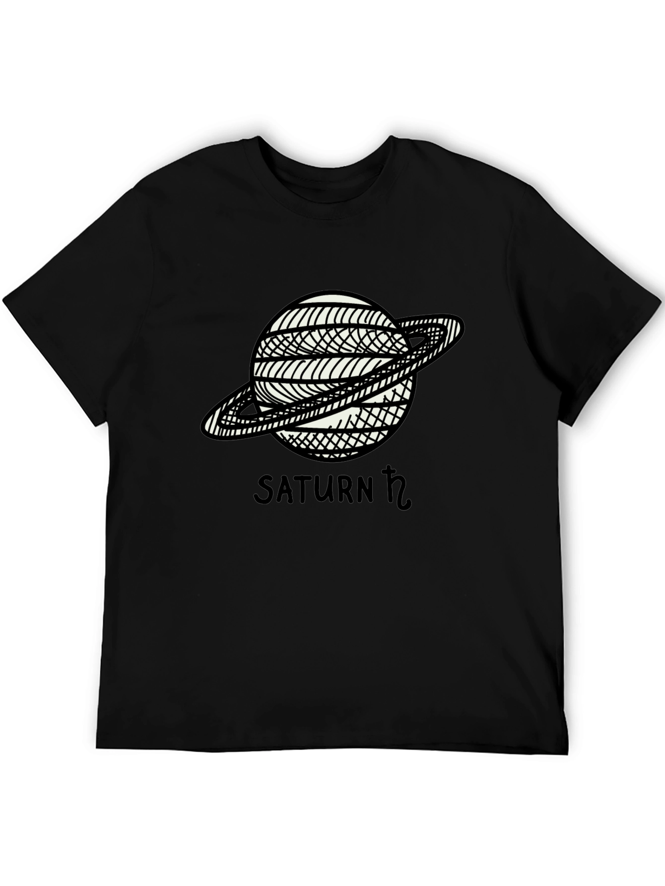 Saturn Graphic T-Shirt - Celestial Style