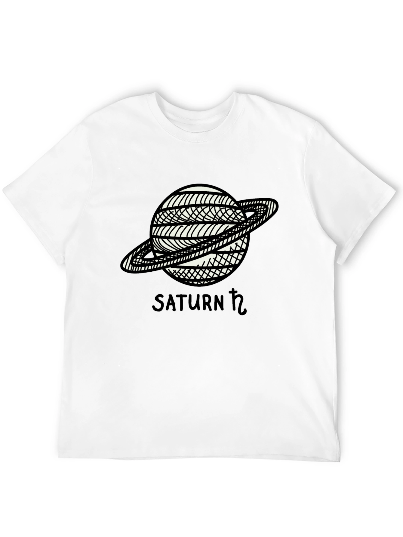 Saturn Graphic T-Shirt - Celestial Style