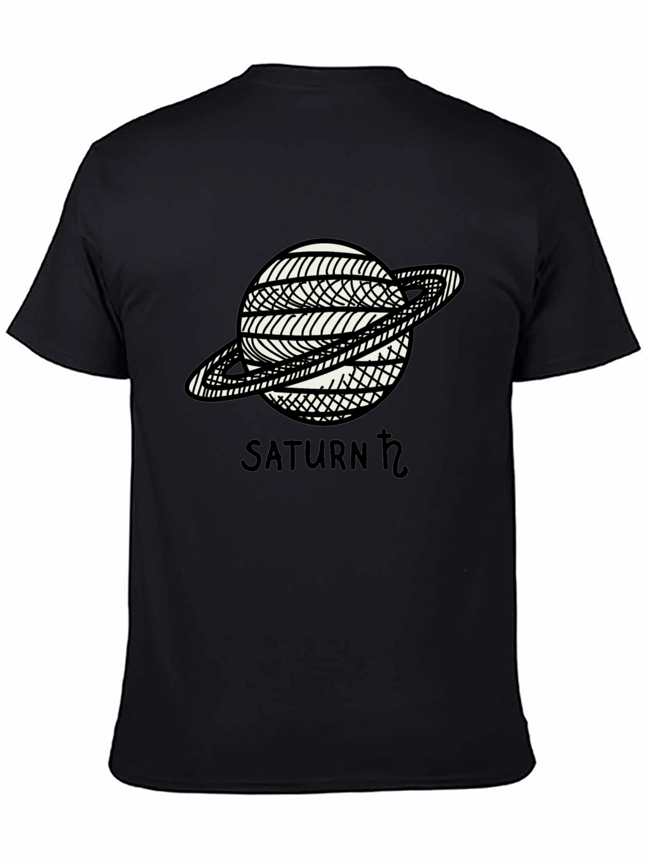 Saturn Graphic T-Shirt - Celestial Style