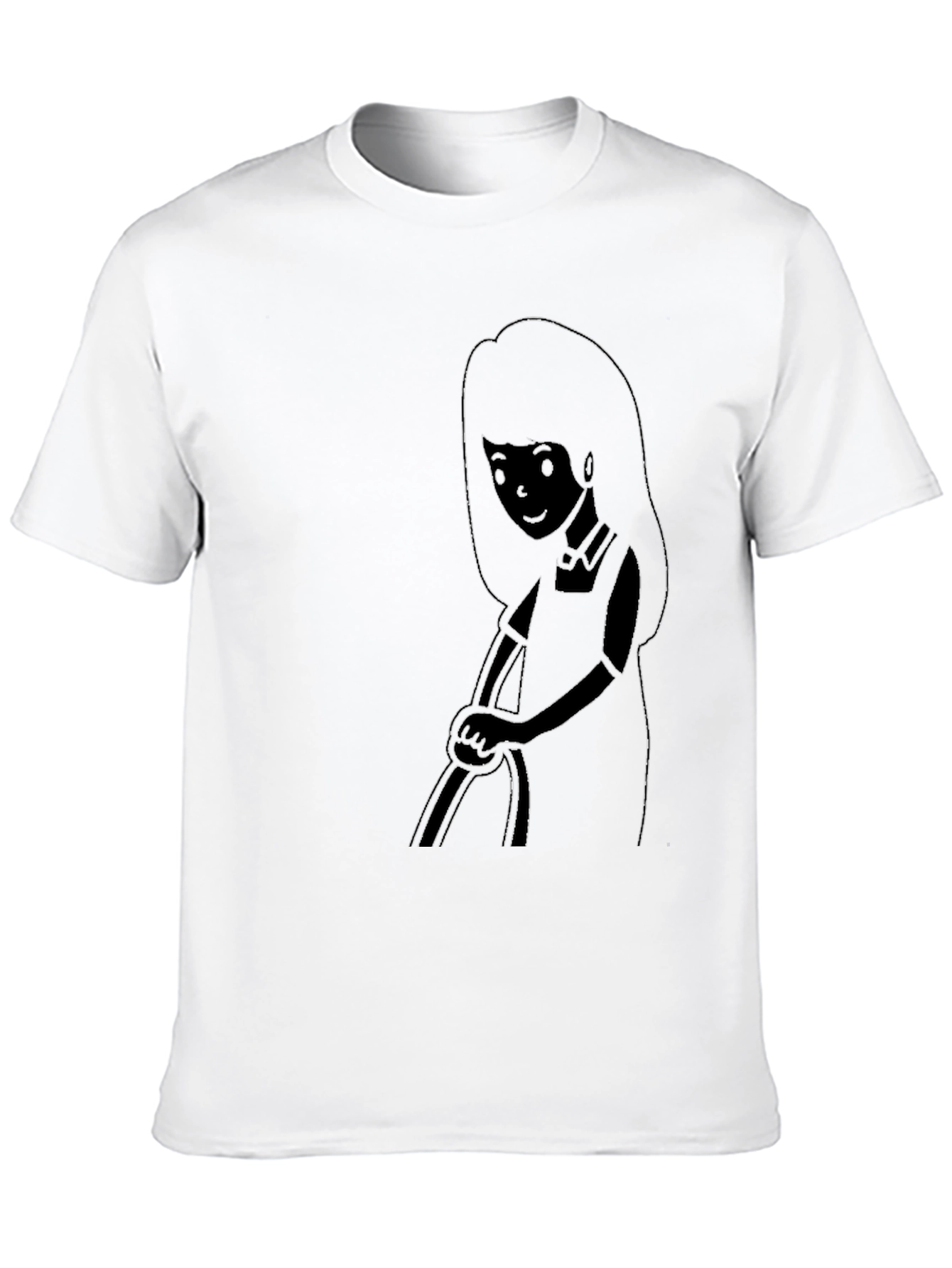 Black Graphic Print T-Shirt