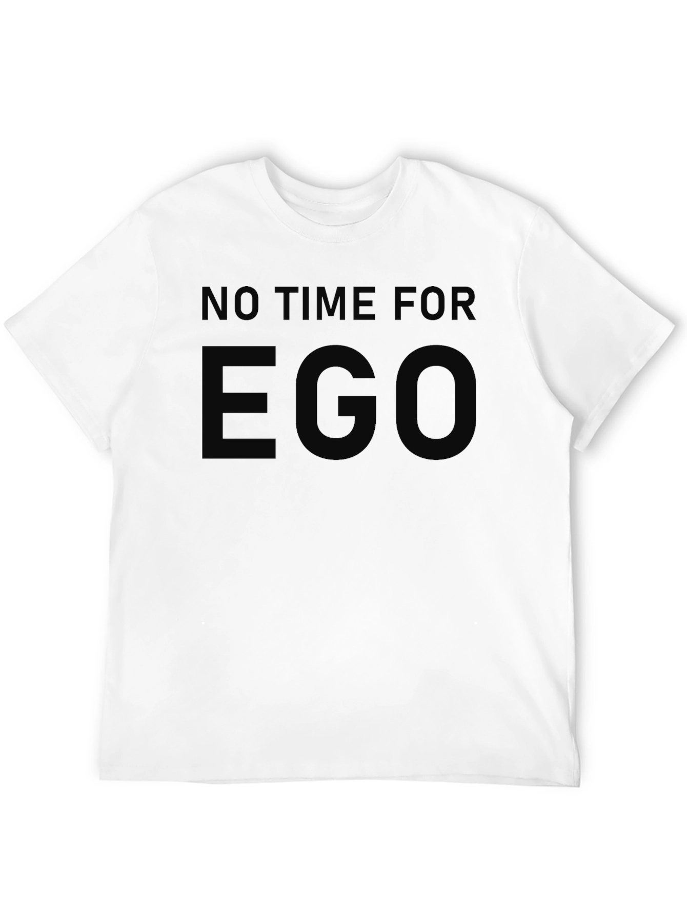No Time For Ego Graphic Tee - Black
