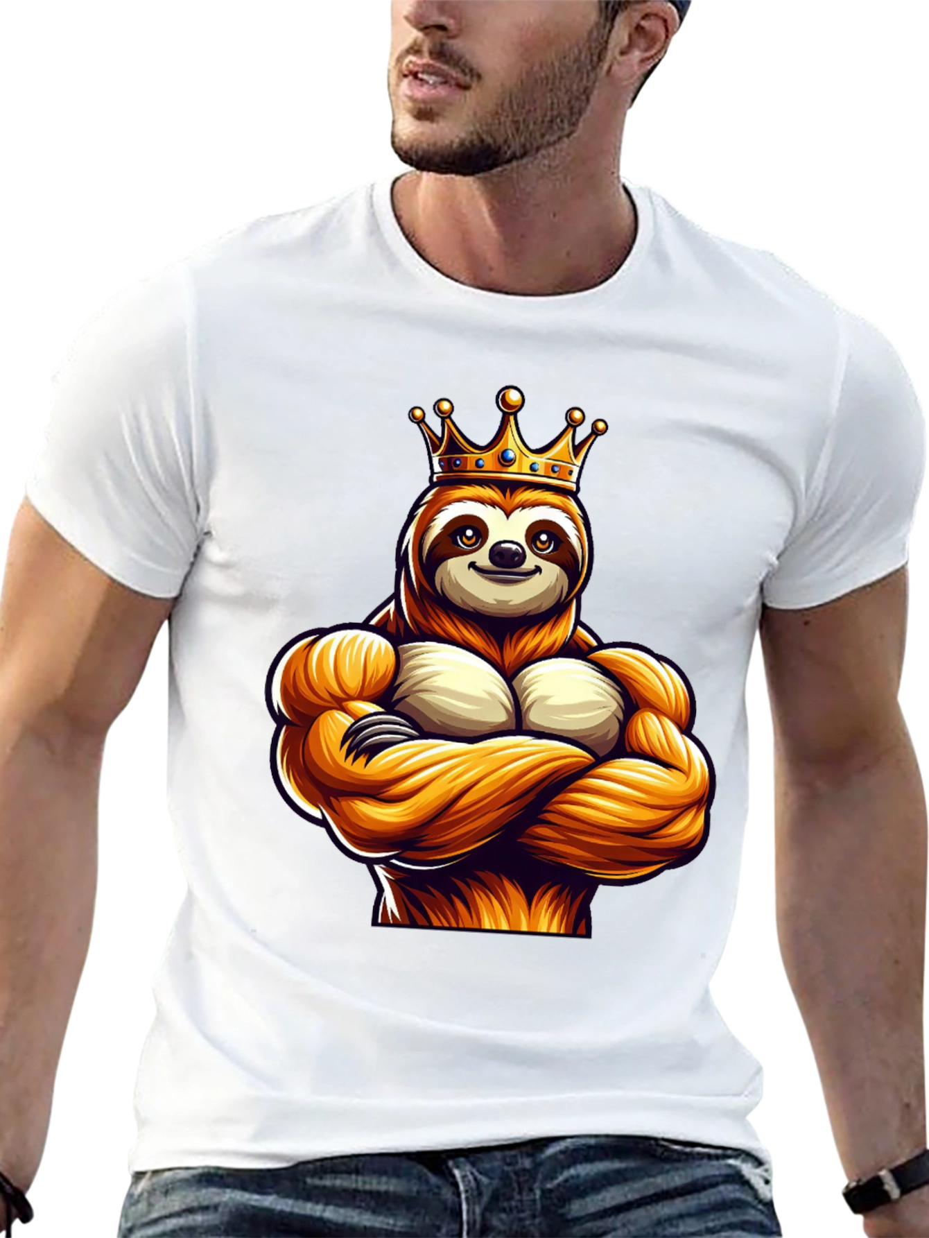 King Sloth Muscle T-Shirt