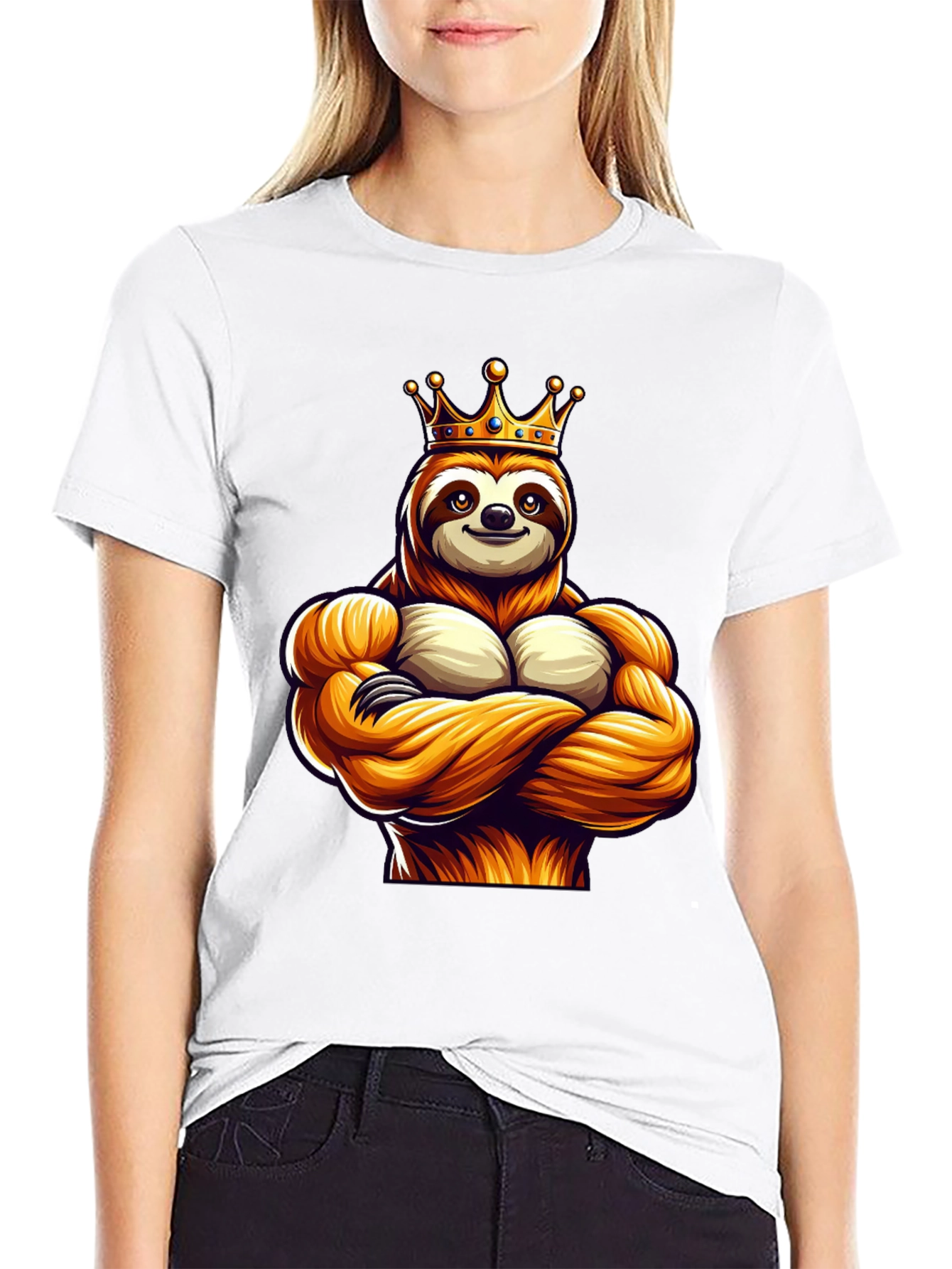 King Sloth Muscle T-Shirt