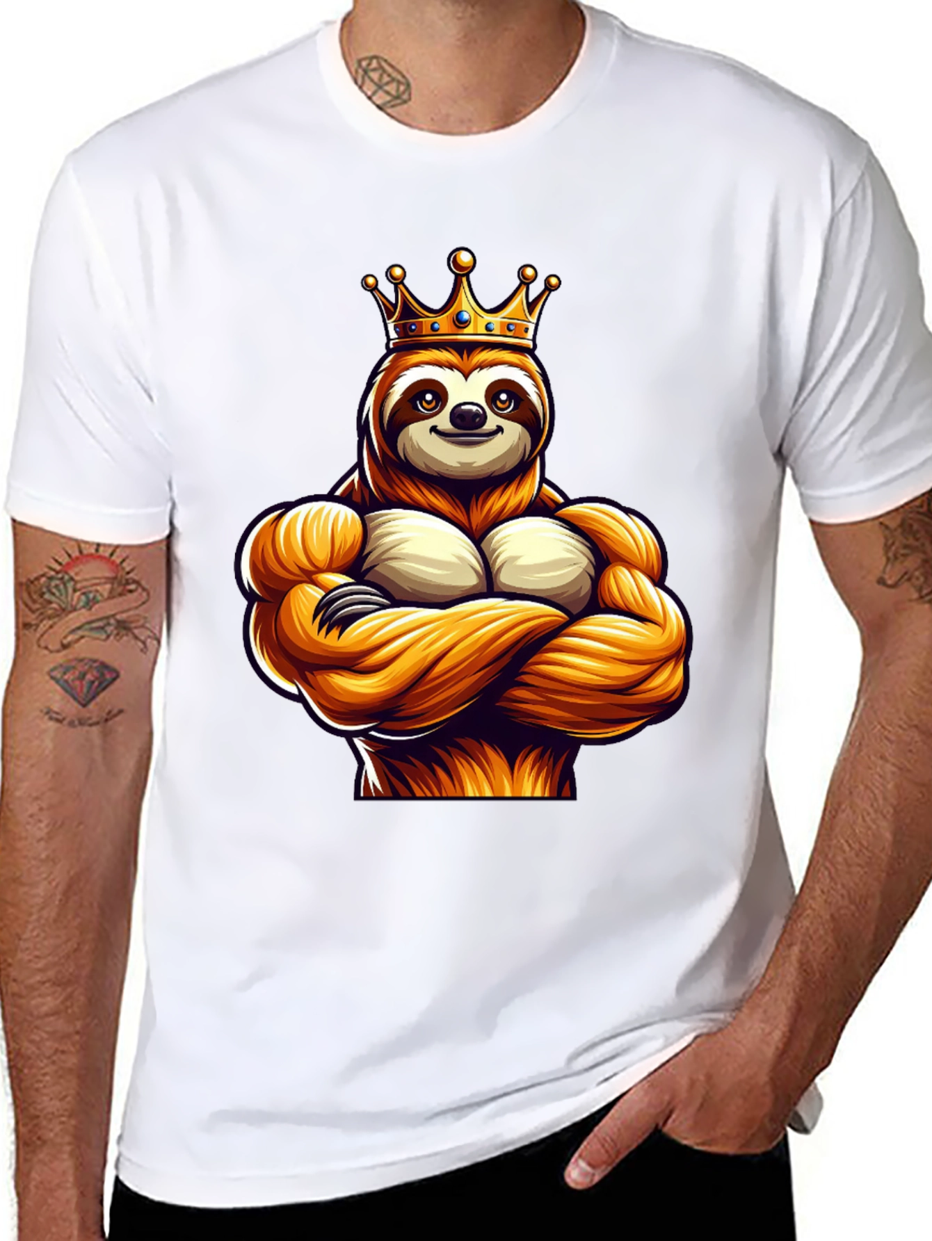 King Sloth Muscle T-Shirt