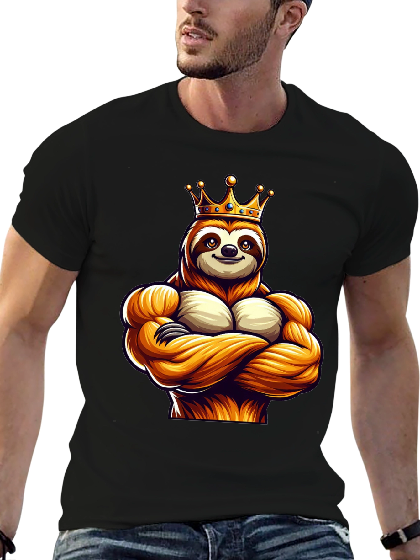 King Sloth Muscle T-Shirt