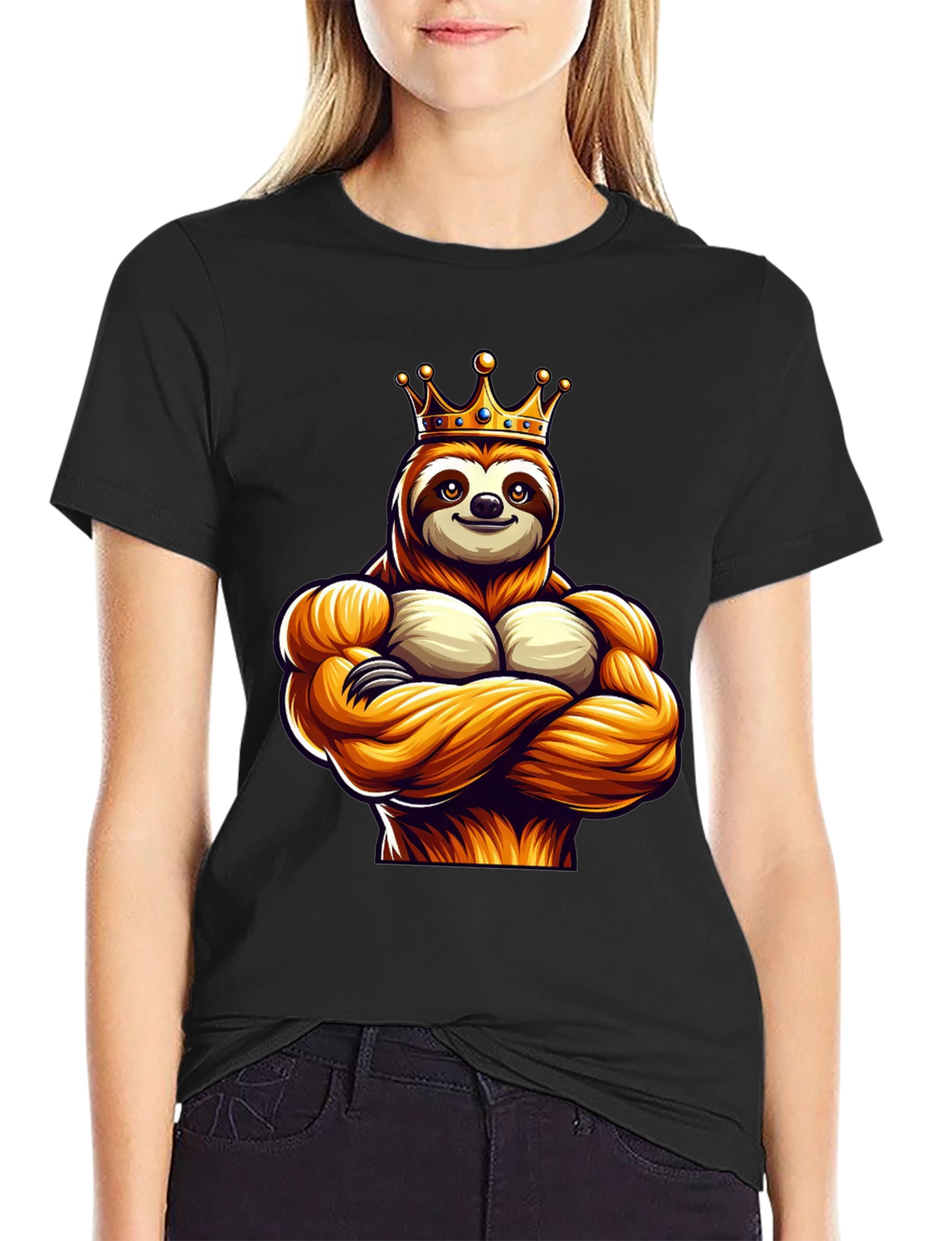 King Sloth Muscle T-Shirt