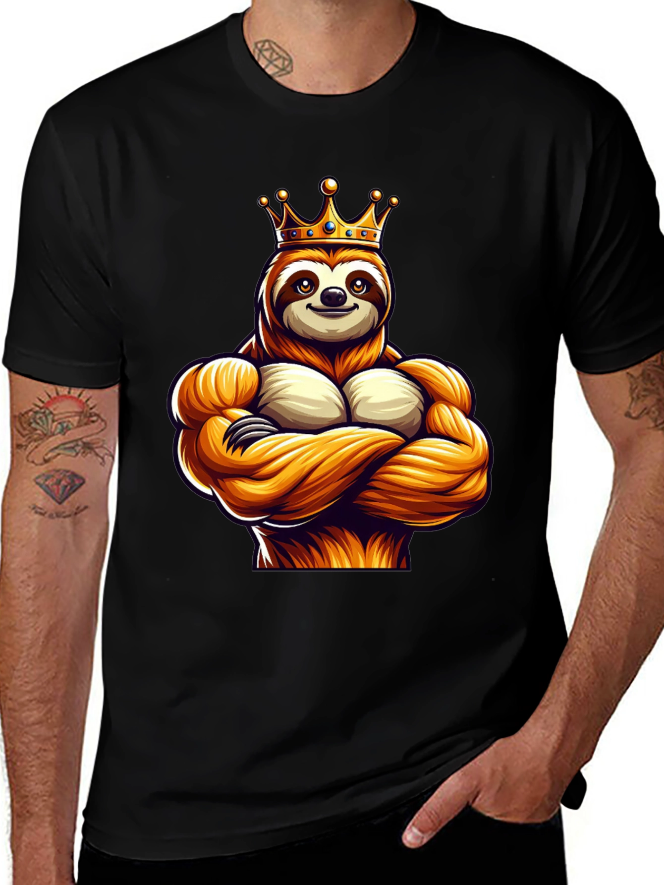 King Sloth Muscle T-Shirt