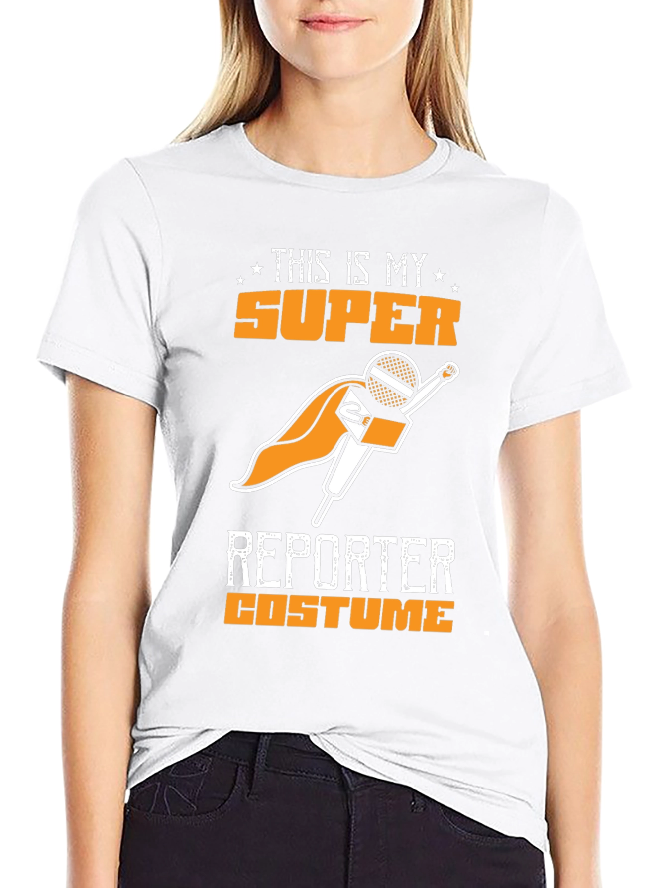 Super Reporter Costume T-Shirt