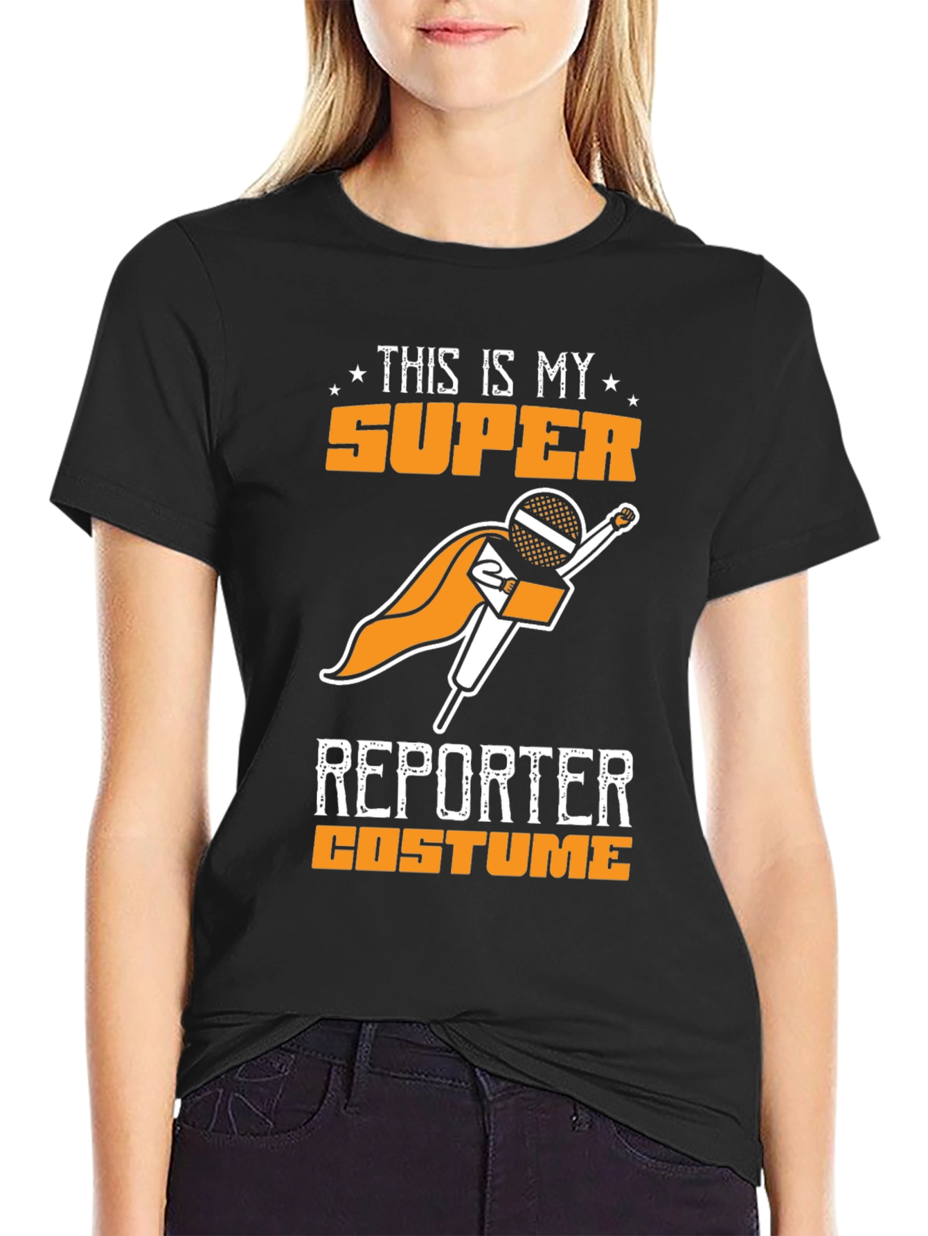 Super Reporter Costume T-Shirt