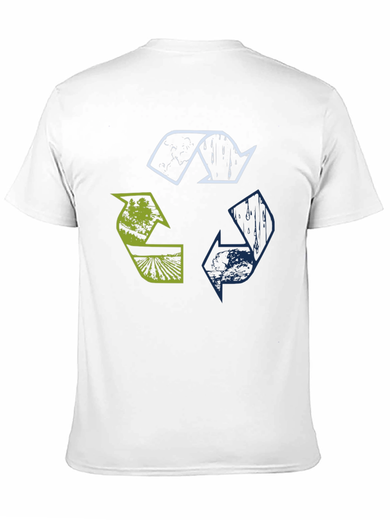 Eco Recycle Symbol Graphic T-Shirt