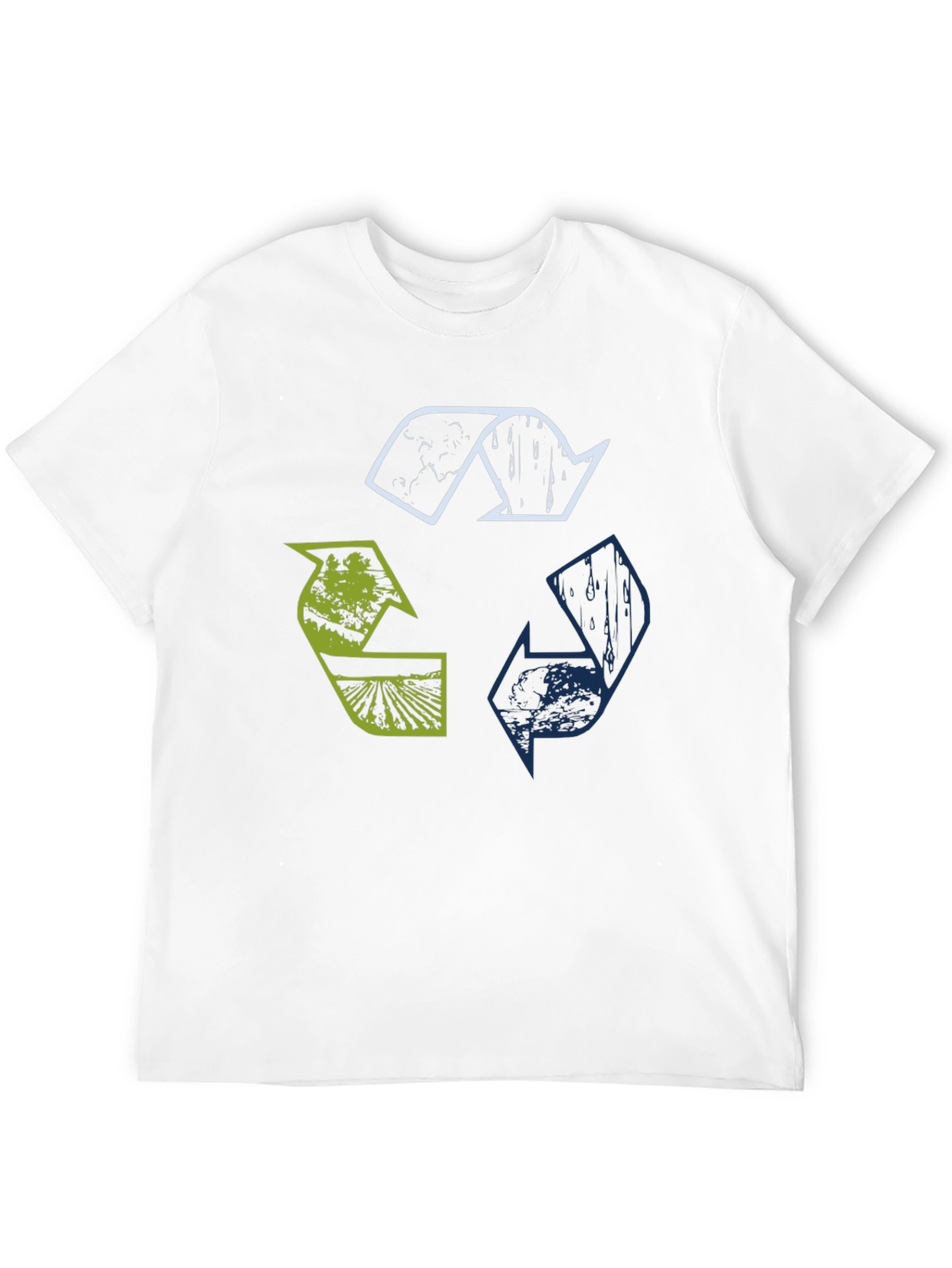 Eco Recycle Symbol Graphic T-Shirt