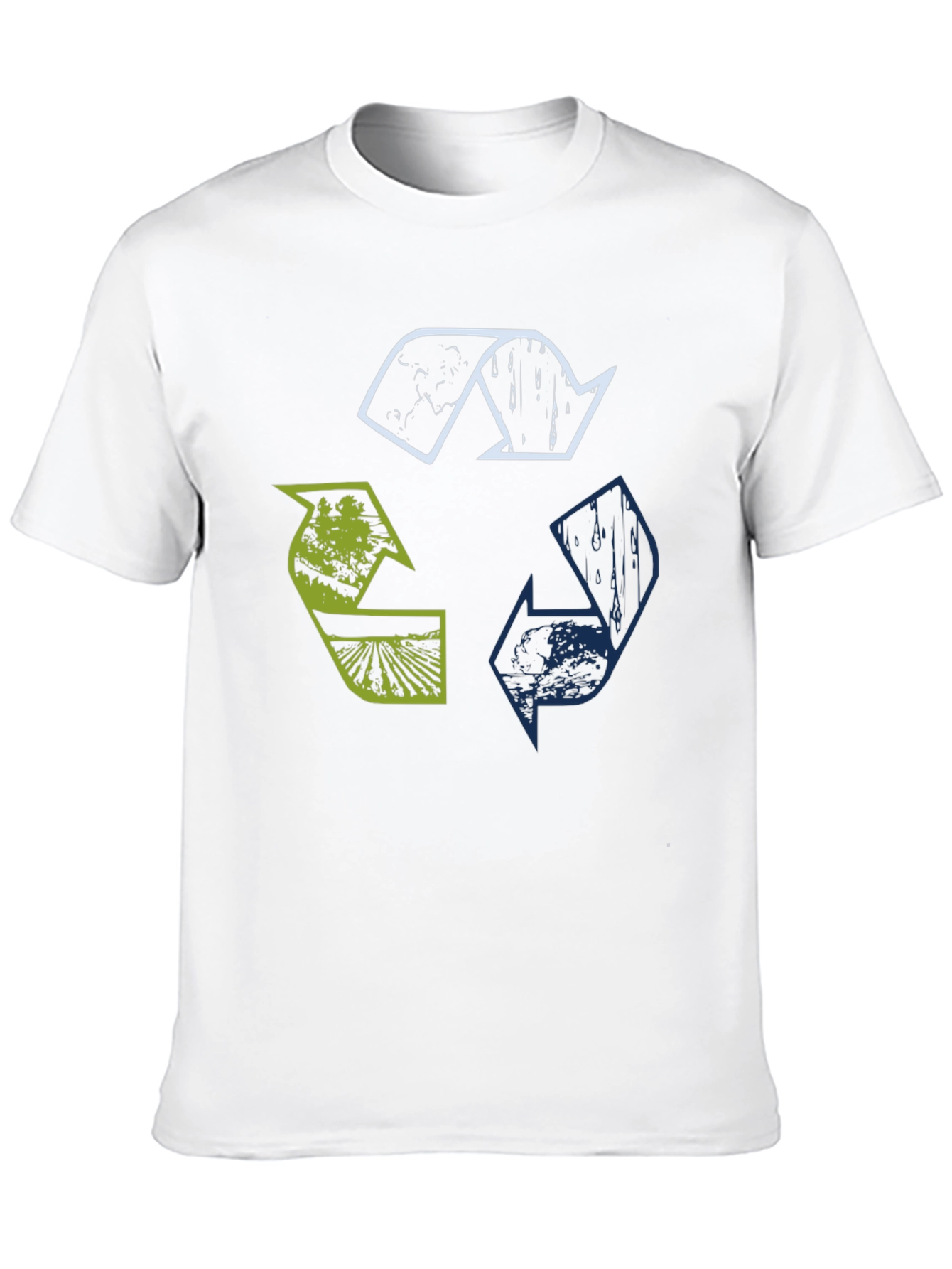 Eco Recycle Symbol Graphic T-Shirt