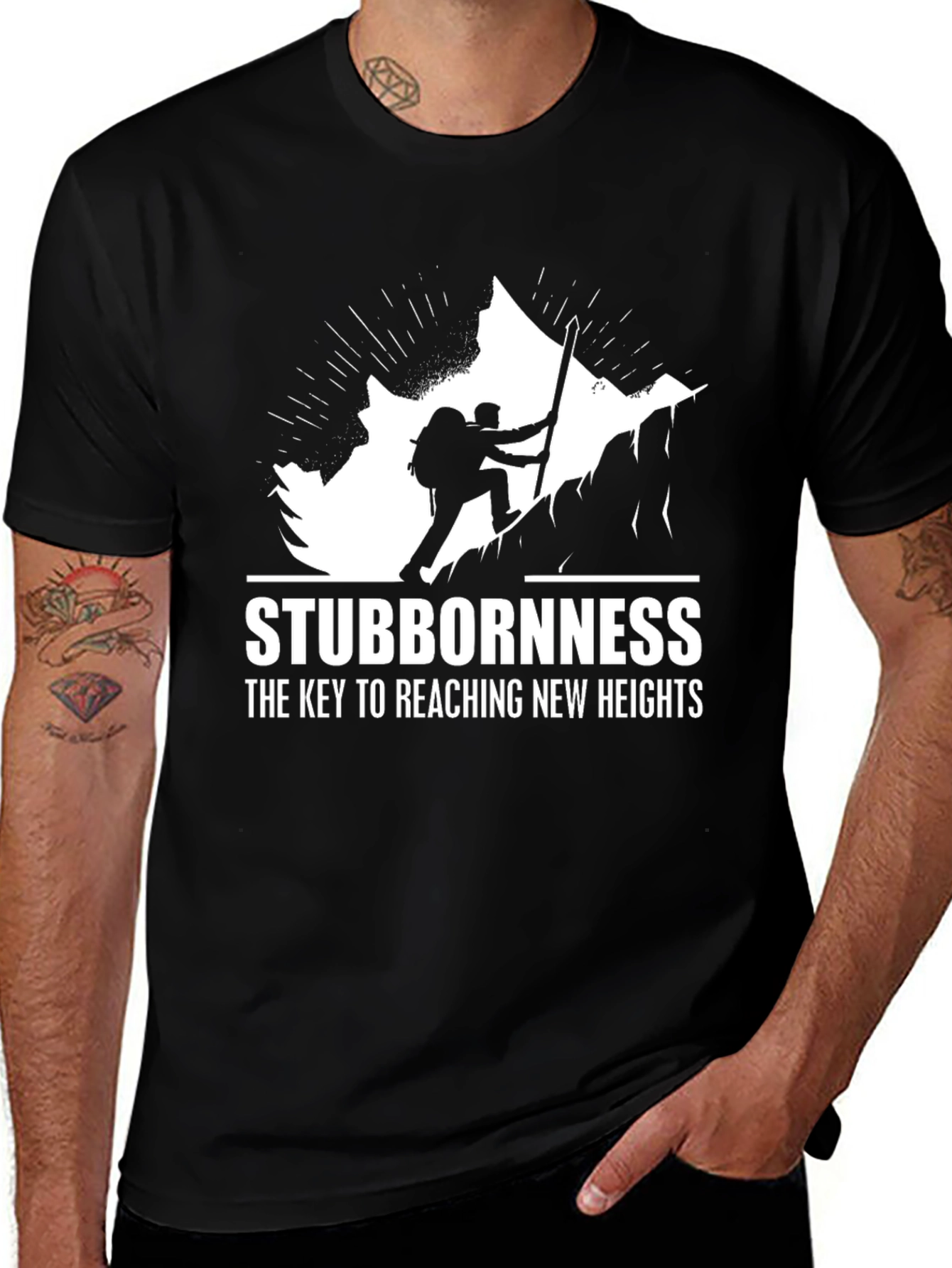 Stubbornness Climbing T-Shirt - New Heights