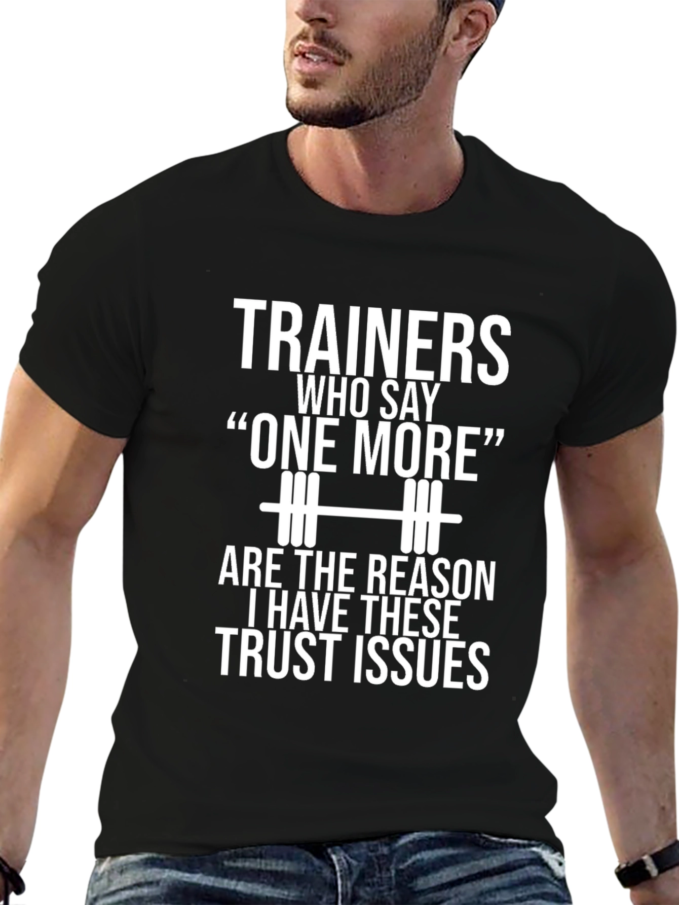 Funny Gym Trainer T-Shirt - One More Rep