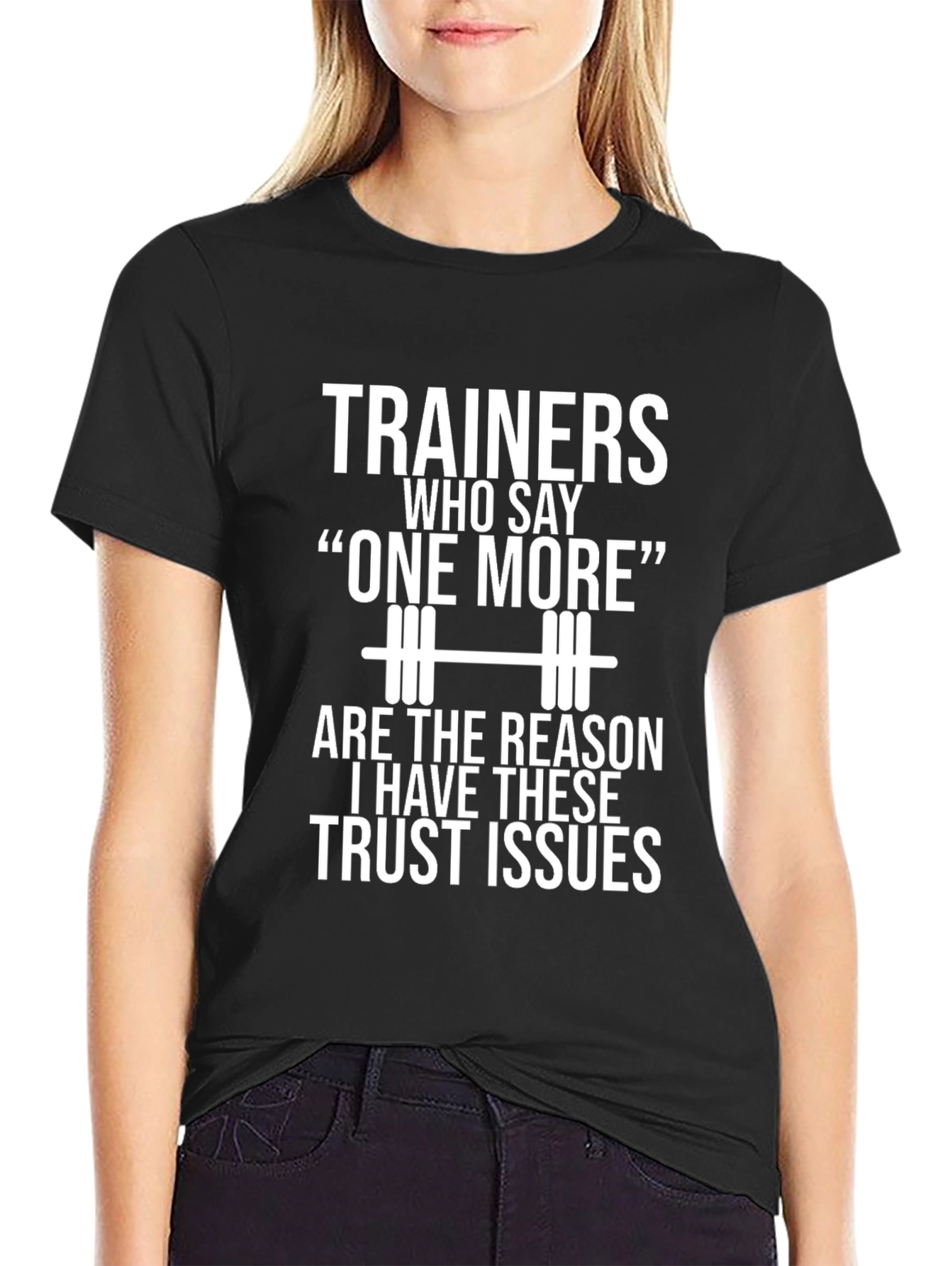 Funny Gym Trainer T-Shirt - One More Rep