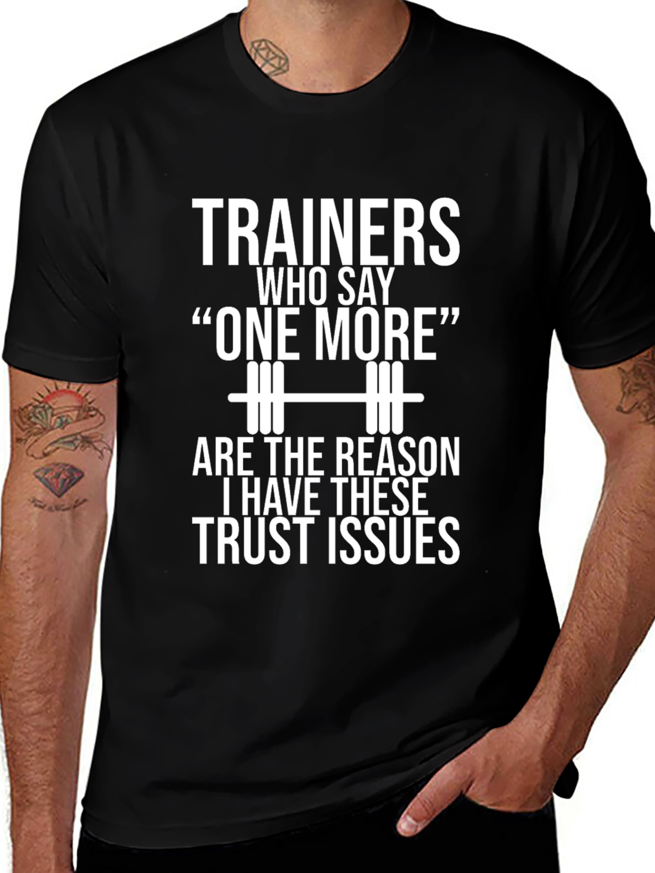 Funny Gym Trainer T-Shirt - One More Rep