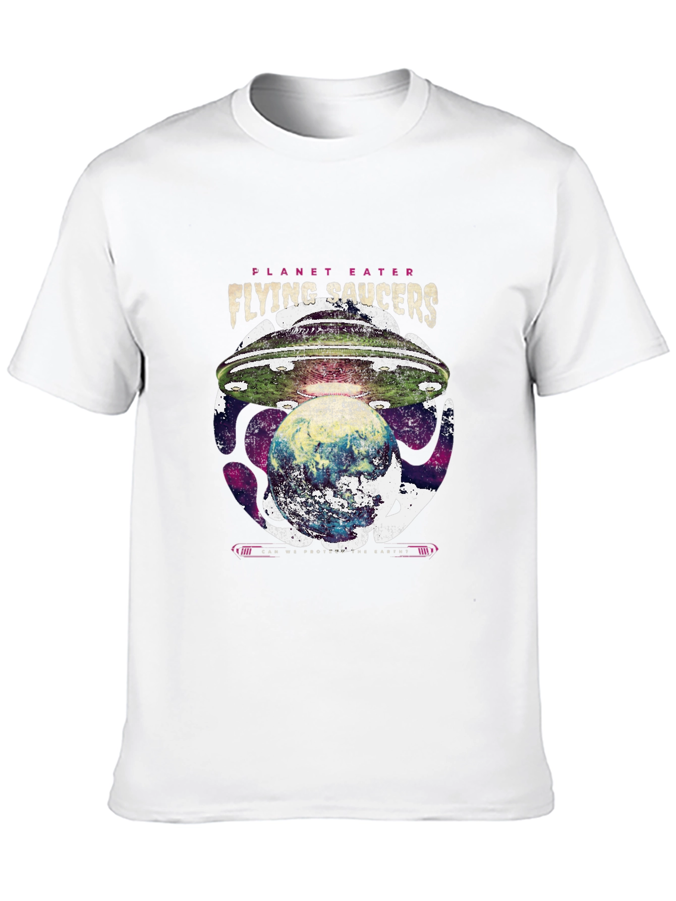 Planet Eater UFO T-Shirt - Flying Saucers Graphic Tee