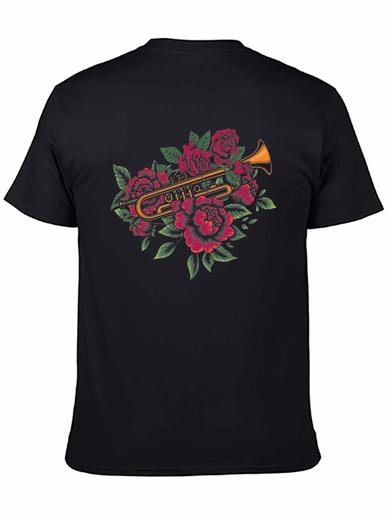 Floral Trumpet Graphic Tee
