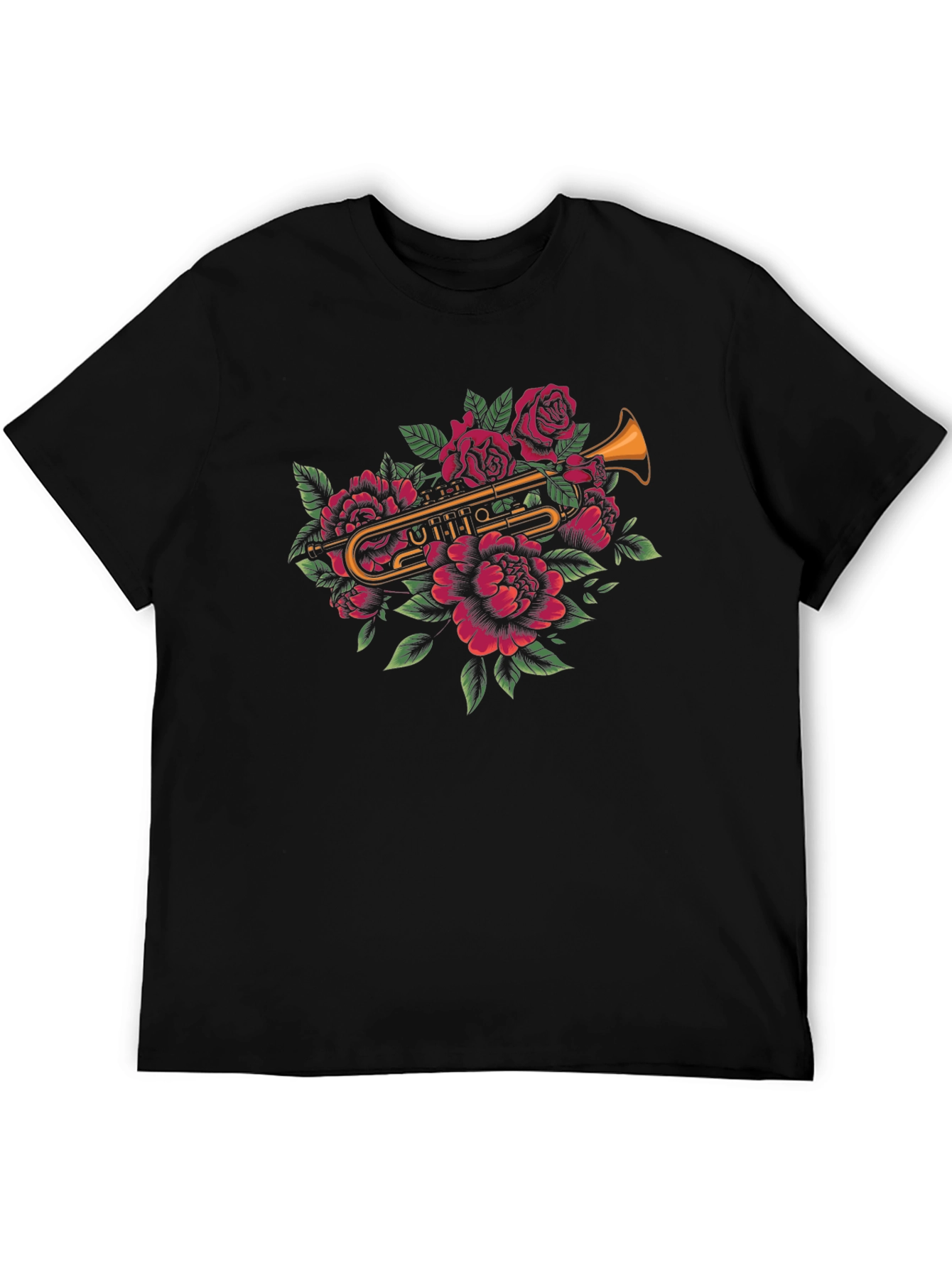 Floral Trumpet Graphic Tee