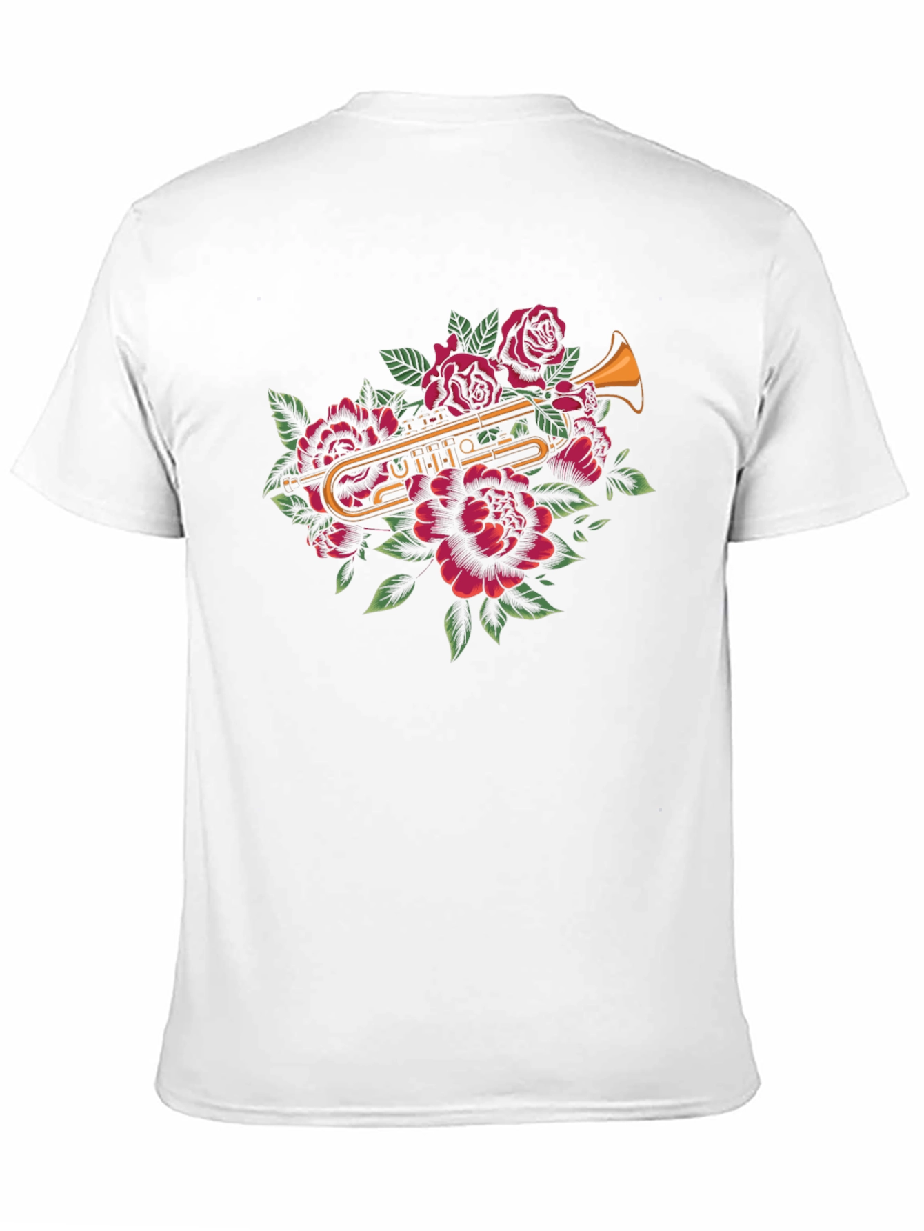 Floral Trumpet Graphic Tee