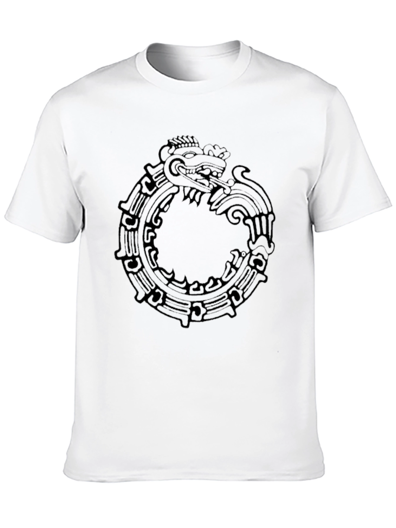 Ouroboros Dragon Graphic Tee - Black