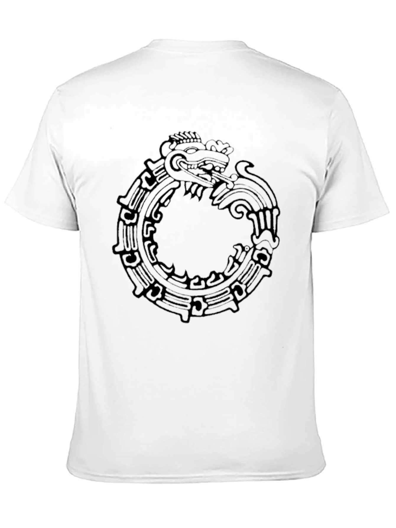 Ouroboros Dragon Graphic Tee - Black