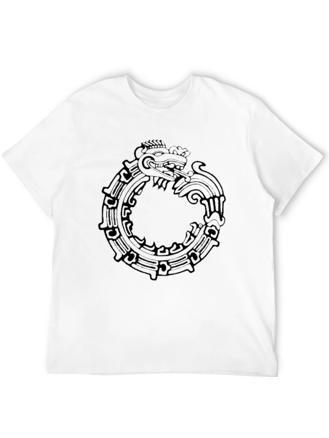 Ouroboros Dragon Graphic Tee - Black