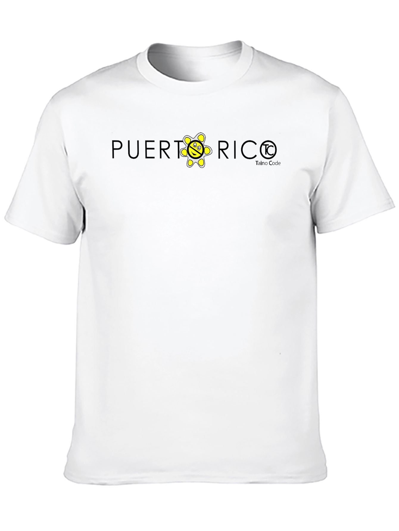 Puerto Rico Sol Taino Black T-Shirt