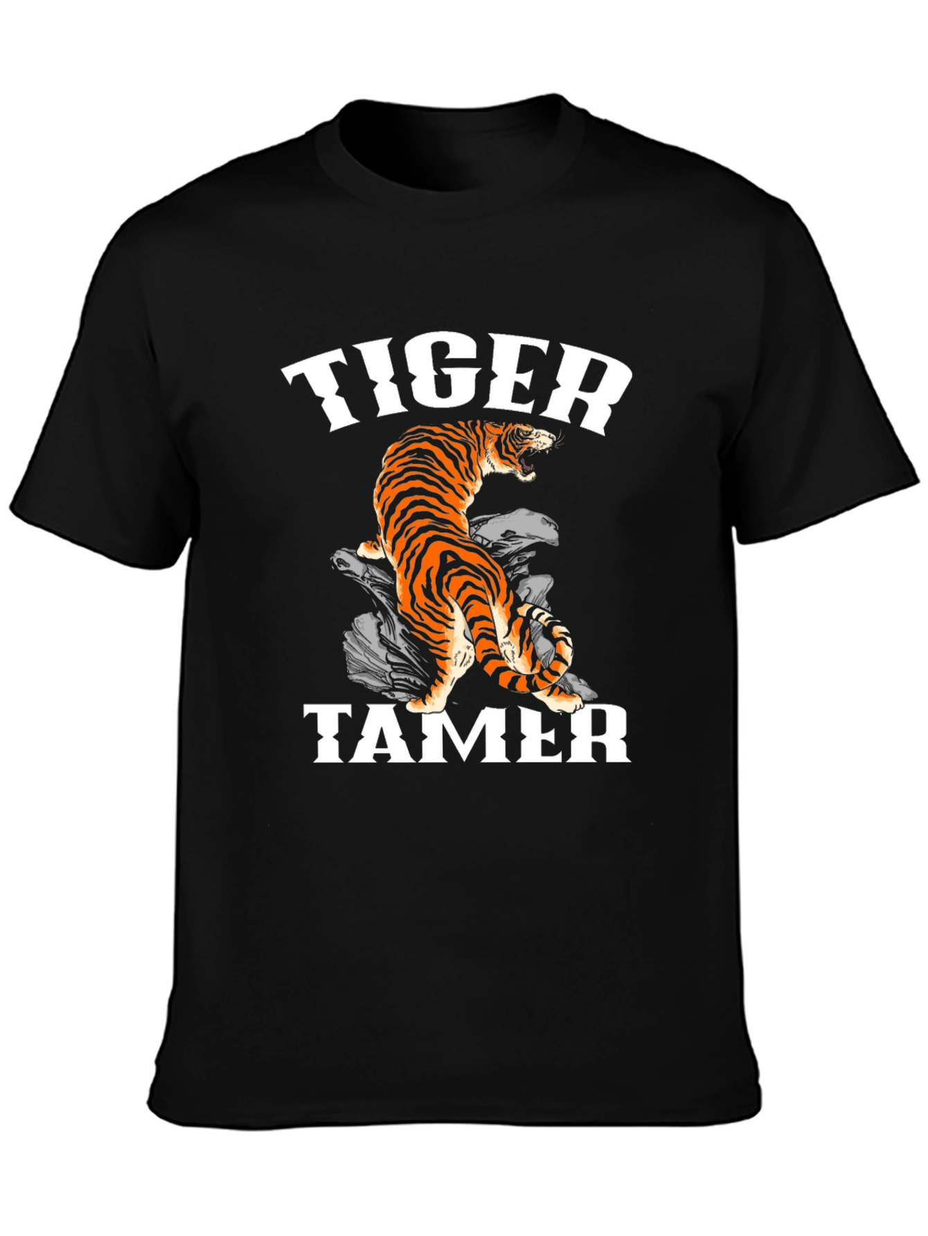 Tiger Tamer Graphic Tee - Classic Black T-Shirt