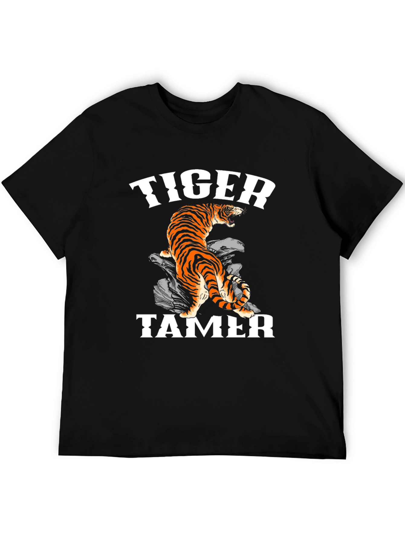 Tiger Tamer Graphic Tee - Classic Black T-Shirt