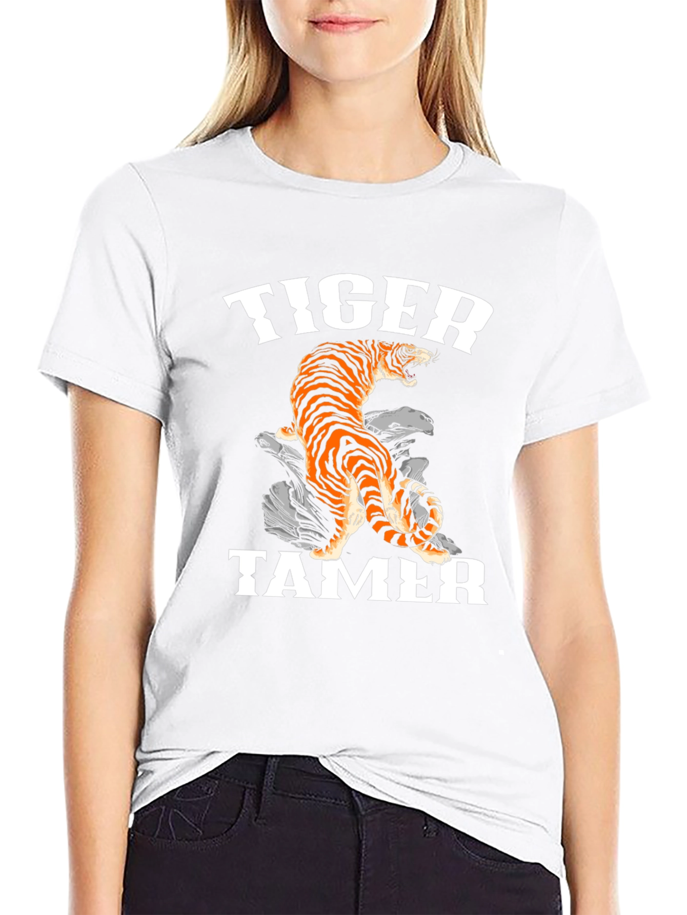 Tiger Tamer Graphic Tee - Classic Black T-Shirt