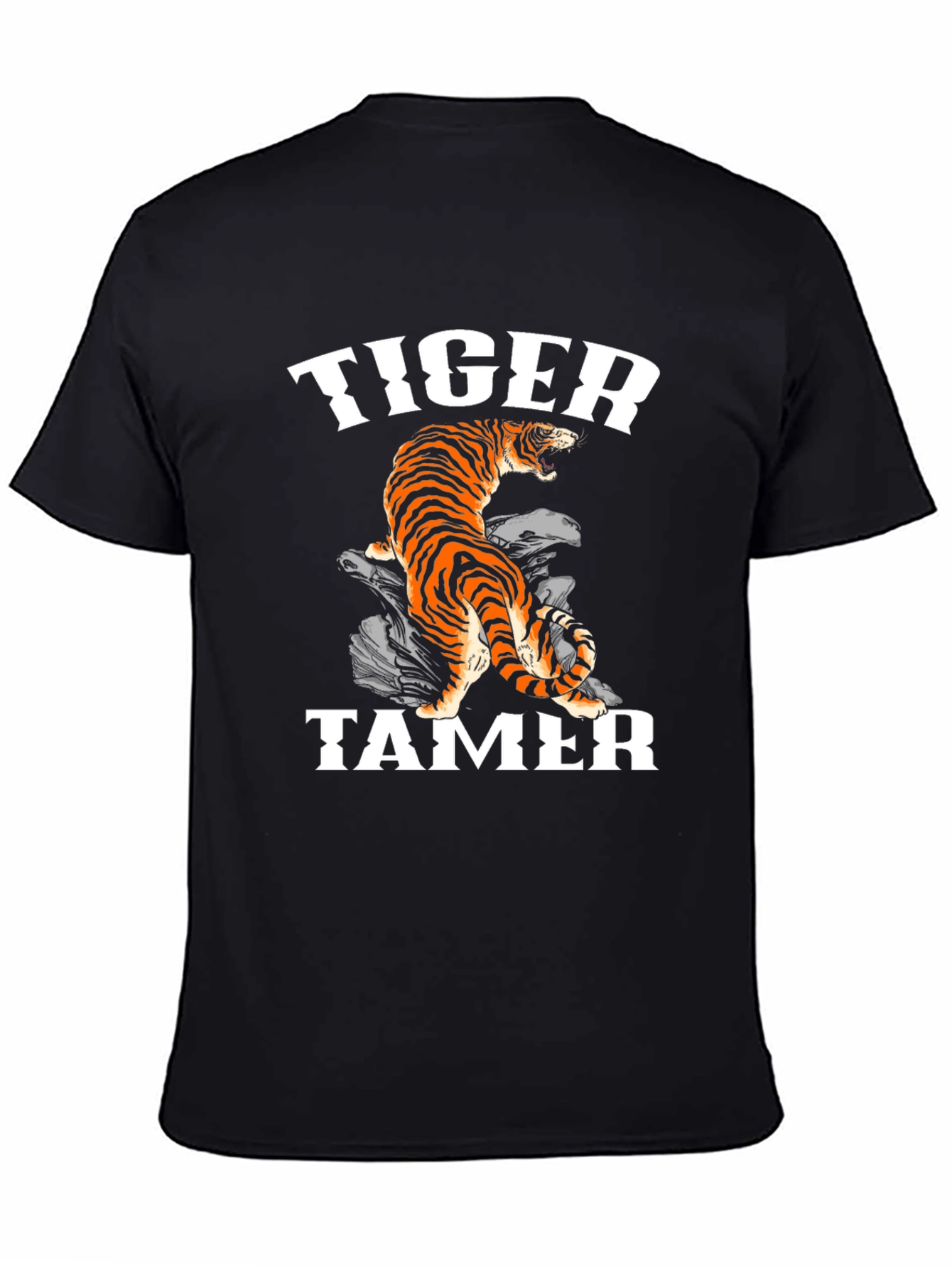 Tiger Tamer Graphic Tee - Classic Black T-Shirt