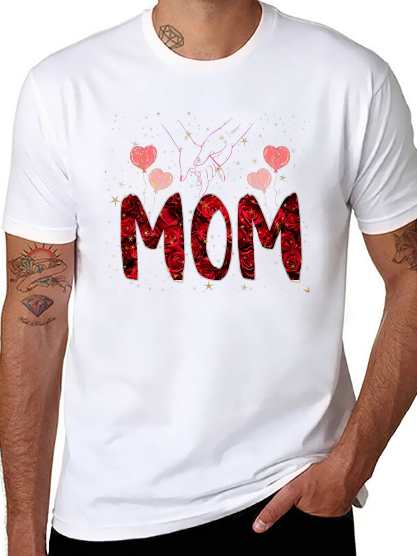 Floral MOM Graphic T-Shirt - Mothers Day Gift