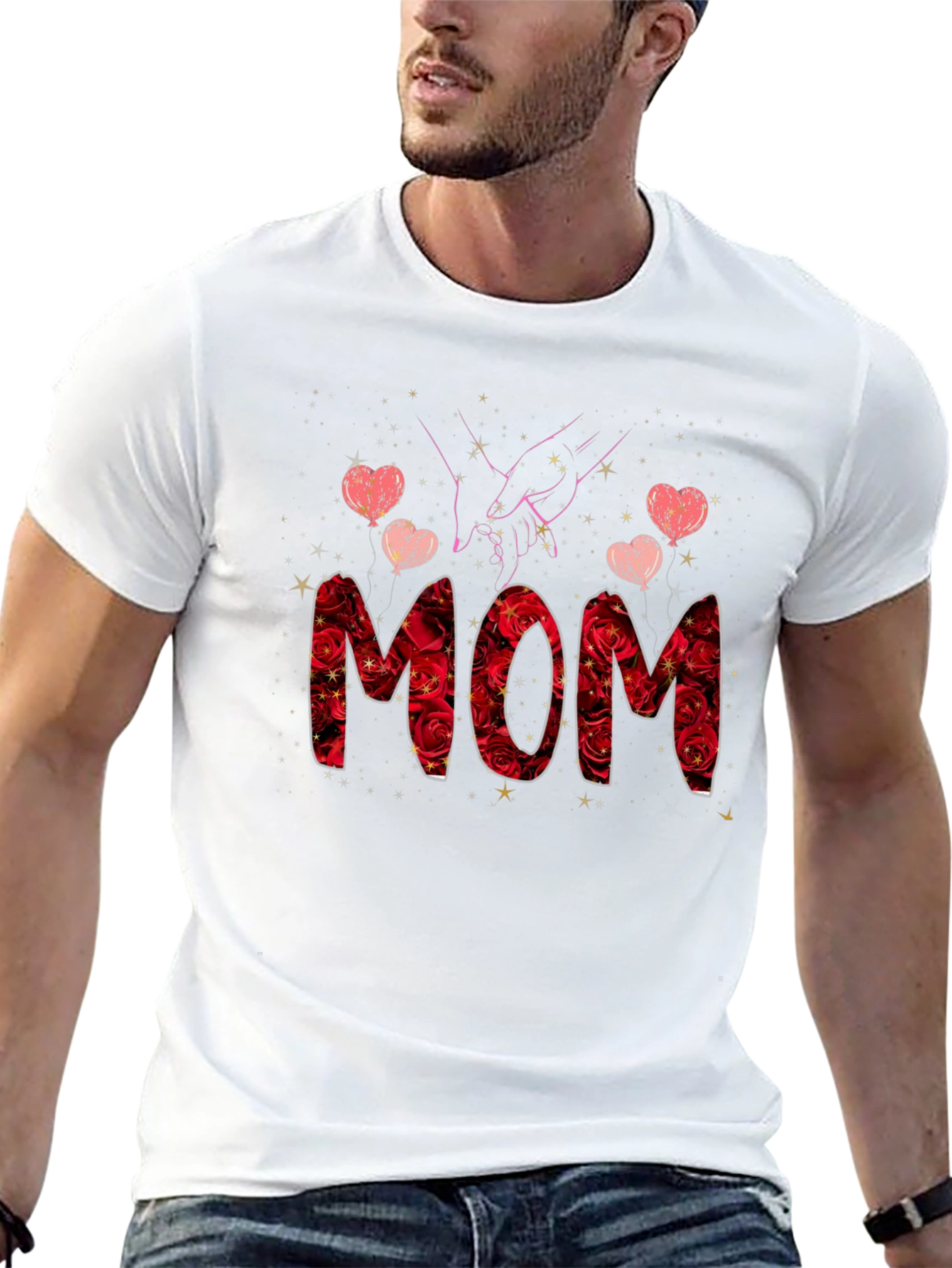 Floral MOM Graphic T-Shirt - Mothers Day Gift