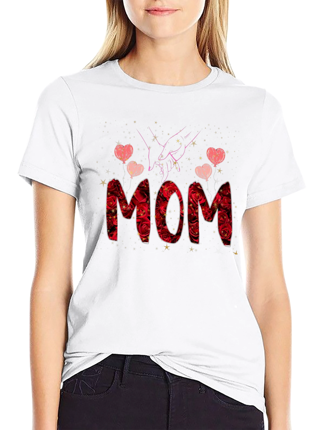 Floral MOM Graphic T-Shirt - Mothers Day Gift