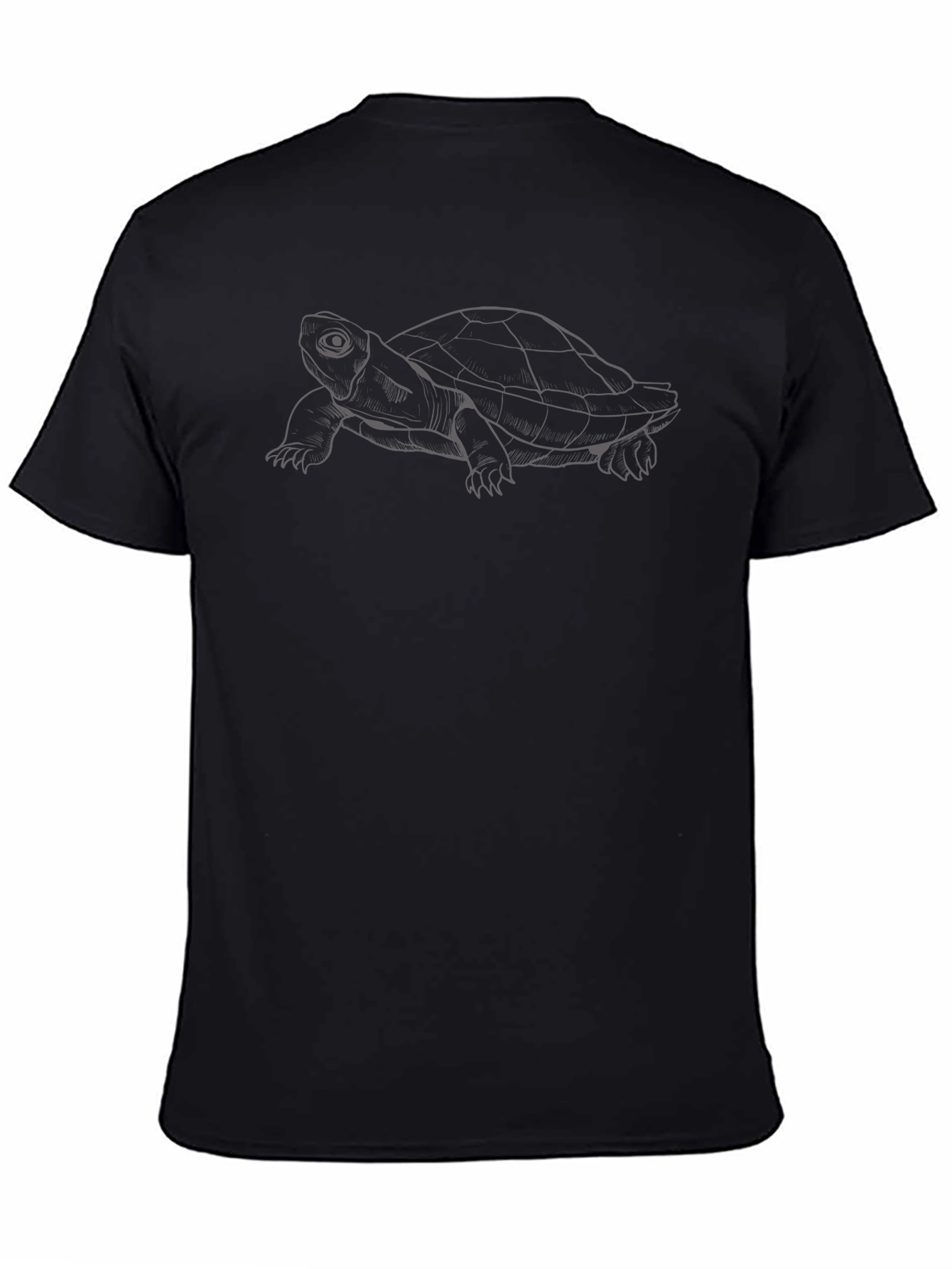 Turtle Graphic Print Tee - Relaxed Fit