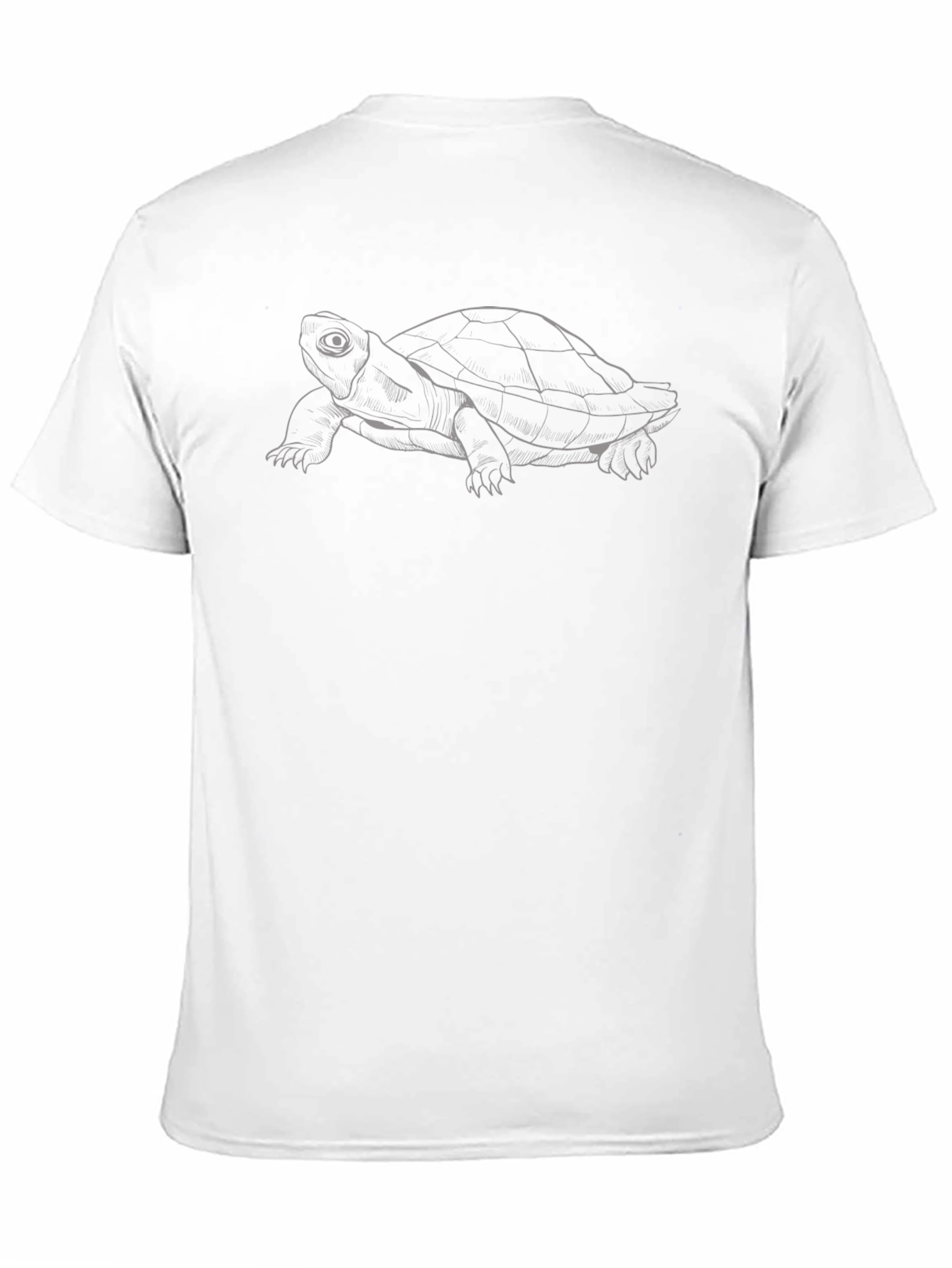 Turtle Graphic Print Tee - Relaxed Fit