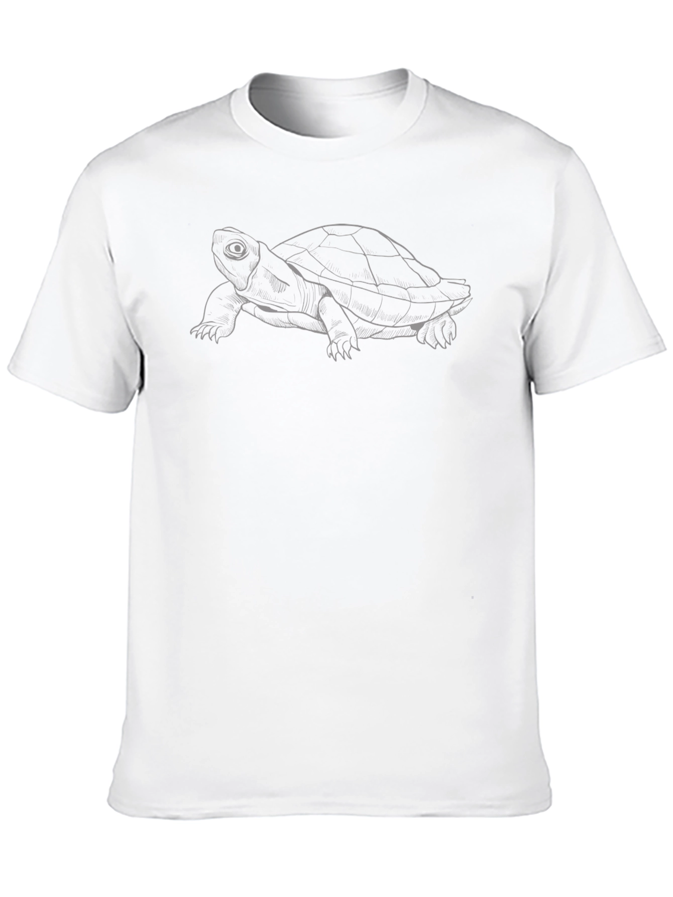 Turtle Graphic Print Tee - Relaxed Fit
