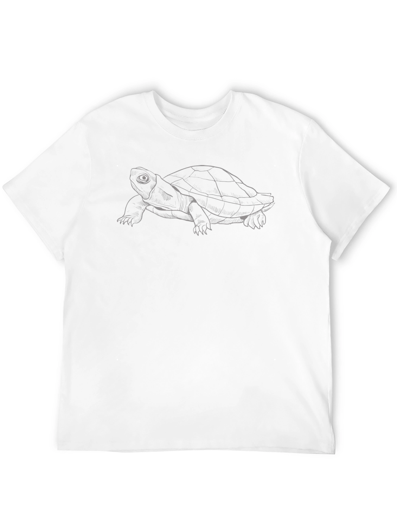 Turtle Graphic Print Tee - Relaxed Fit