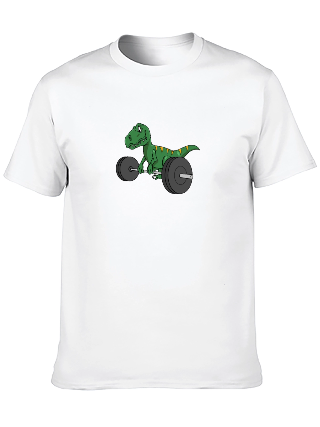 Dino Weightlifter T-Shirt - Funny Gym Tee