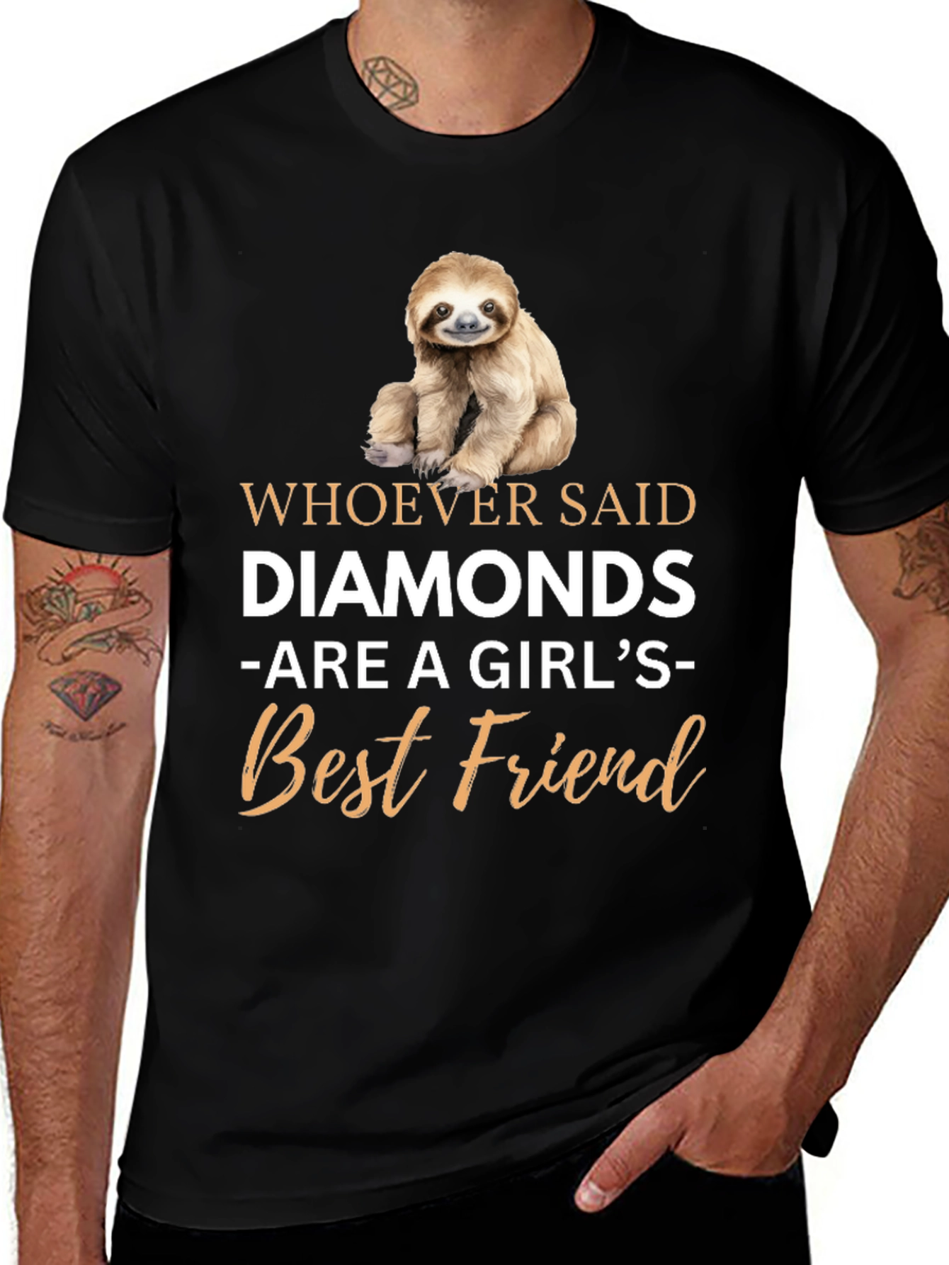 Sloth Best Friend Graphic Tee