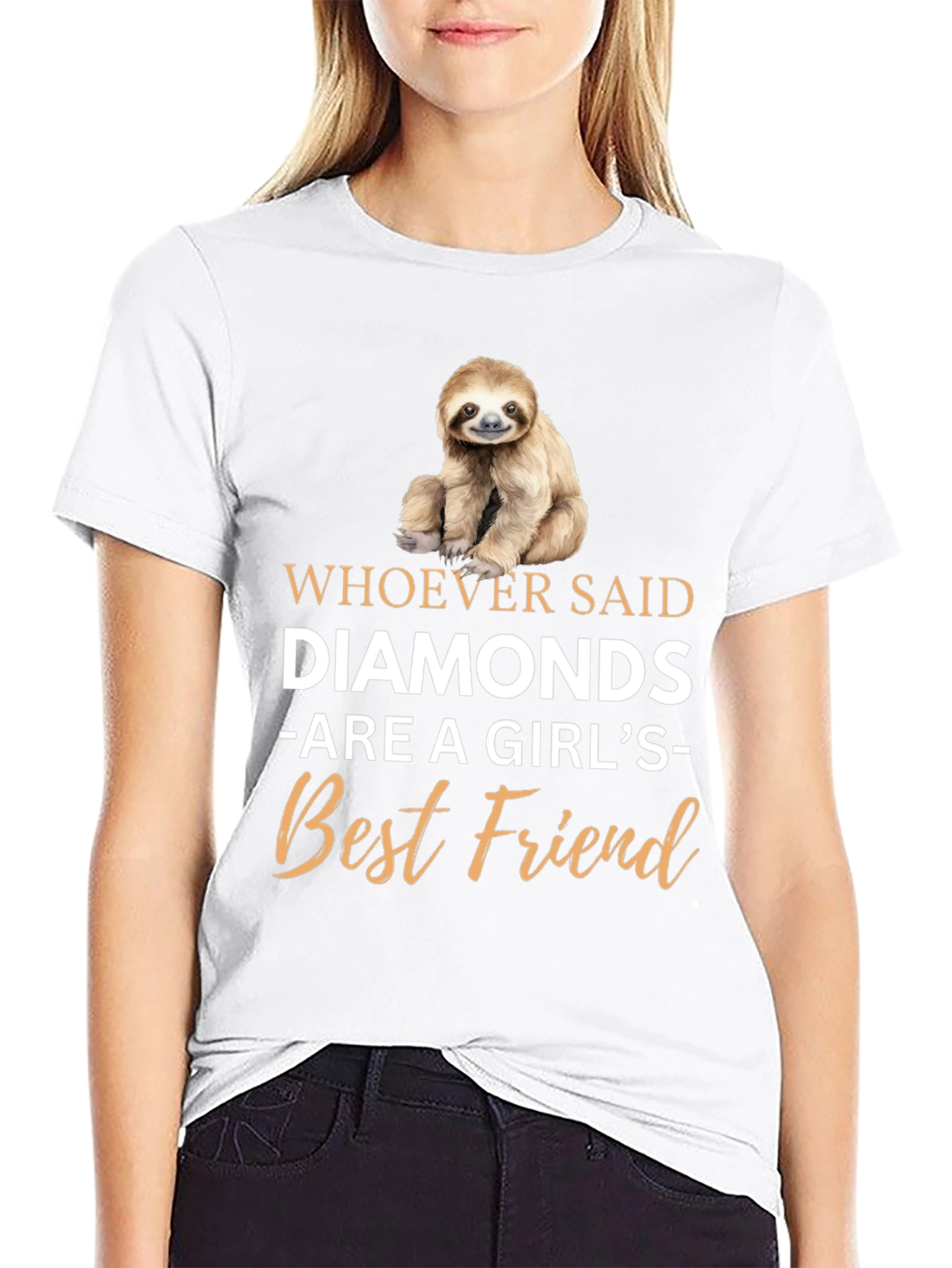 Sloth Best Friend Graphic Tee