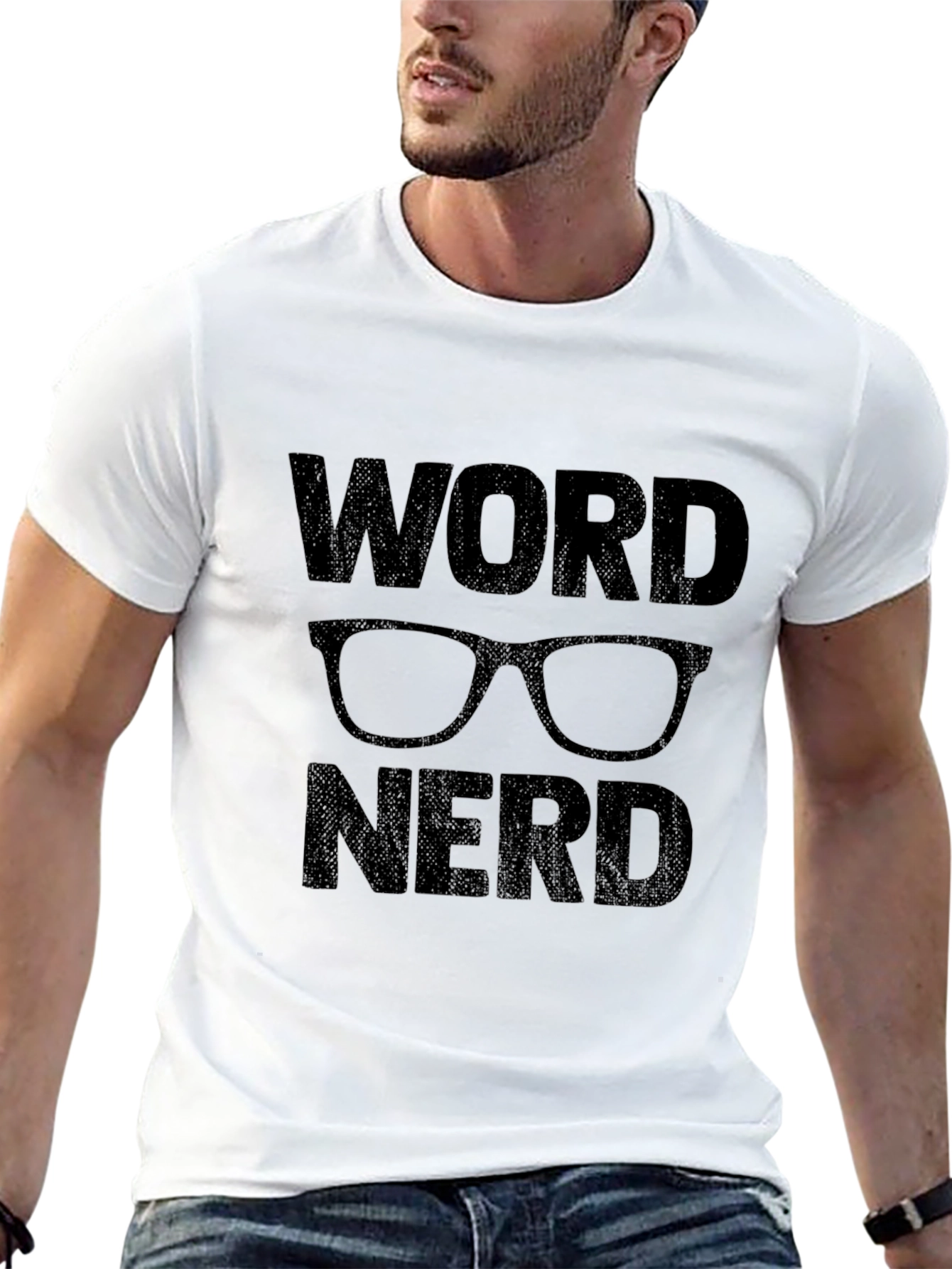 Word Nerd Graphic T-Shirt - Black