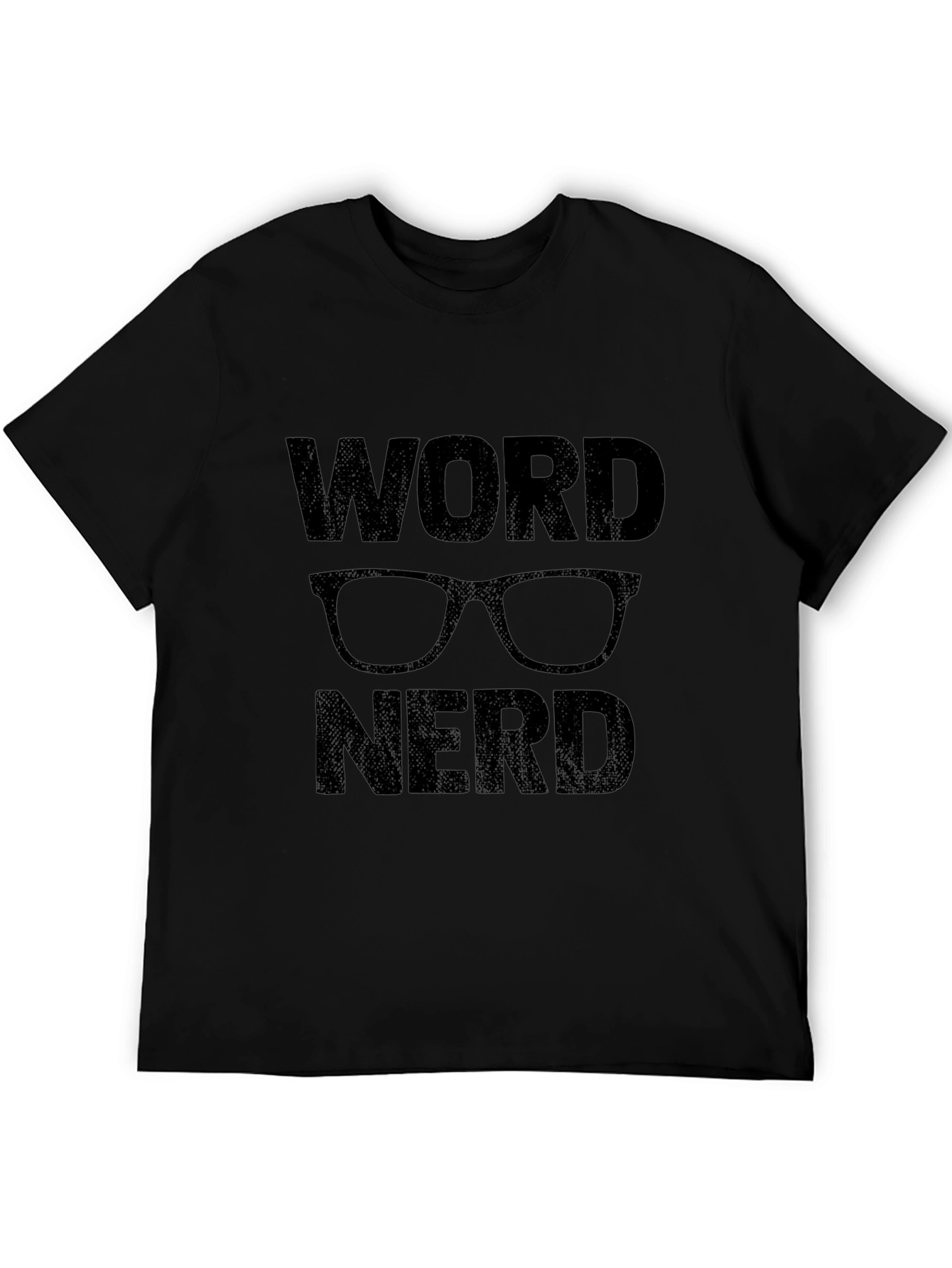 Word Nerd Graphic T-Shirt - Black