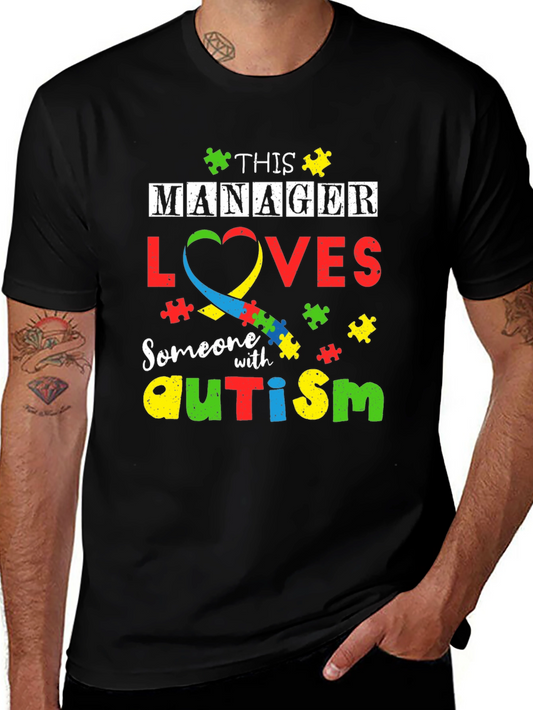 Autism Awareness Manager T-Shirt